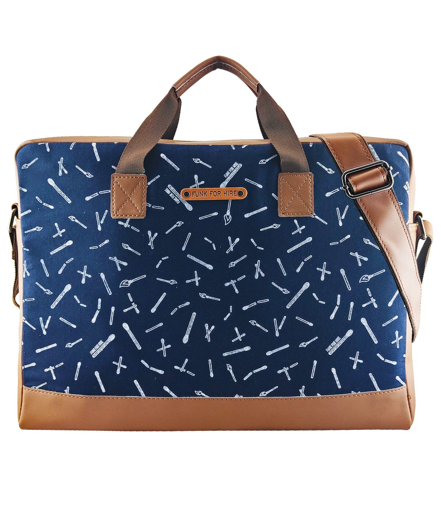 Match Stick Box Laptop Bag 15.6 inch Navy