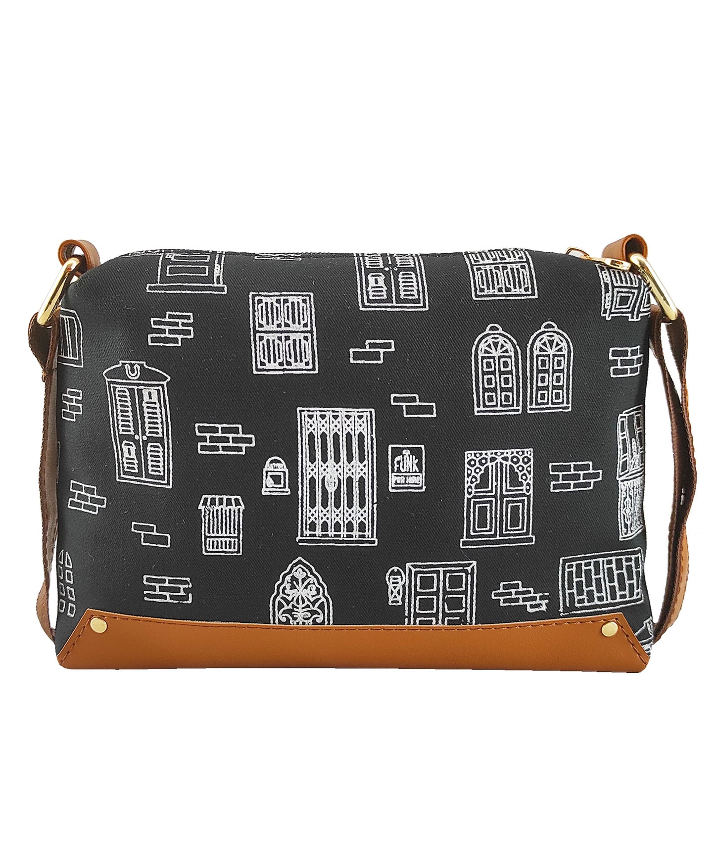 Combo Offers : Wall Box Black Sling Bag & Pocket Black Wallet