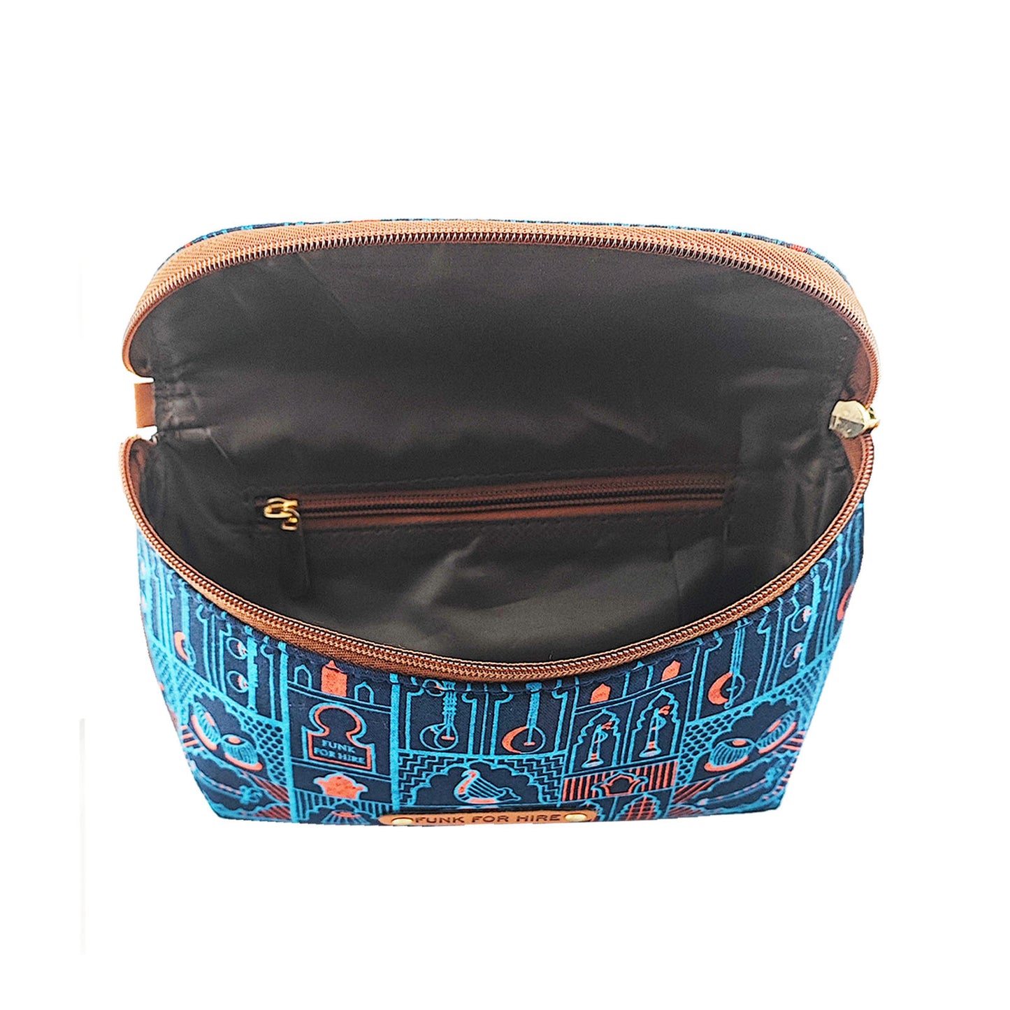 Music Wall Navy  Printed  Fanny Pack  Navy