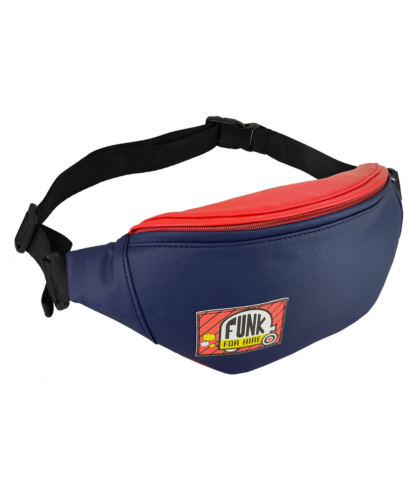 Navy and Red Fanny Pack / Chest Bag