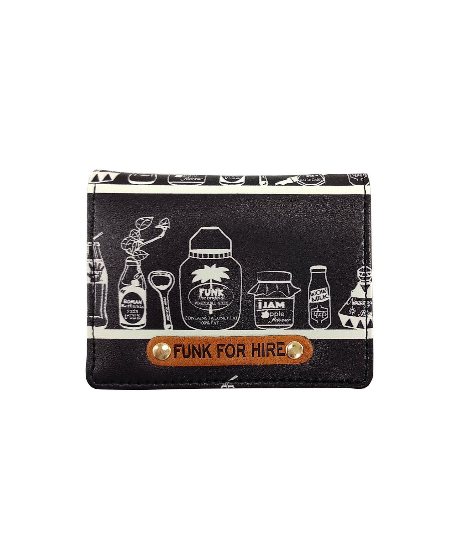 Garage Sale : Bottle Pocket Black Wallet -24