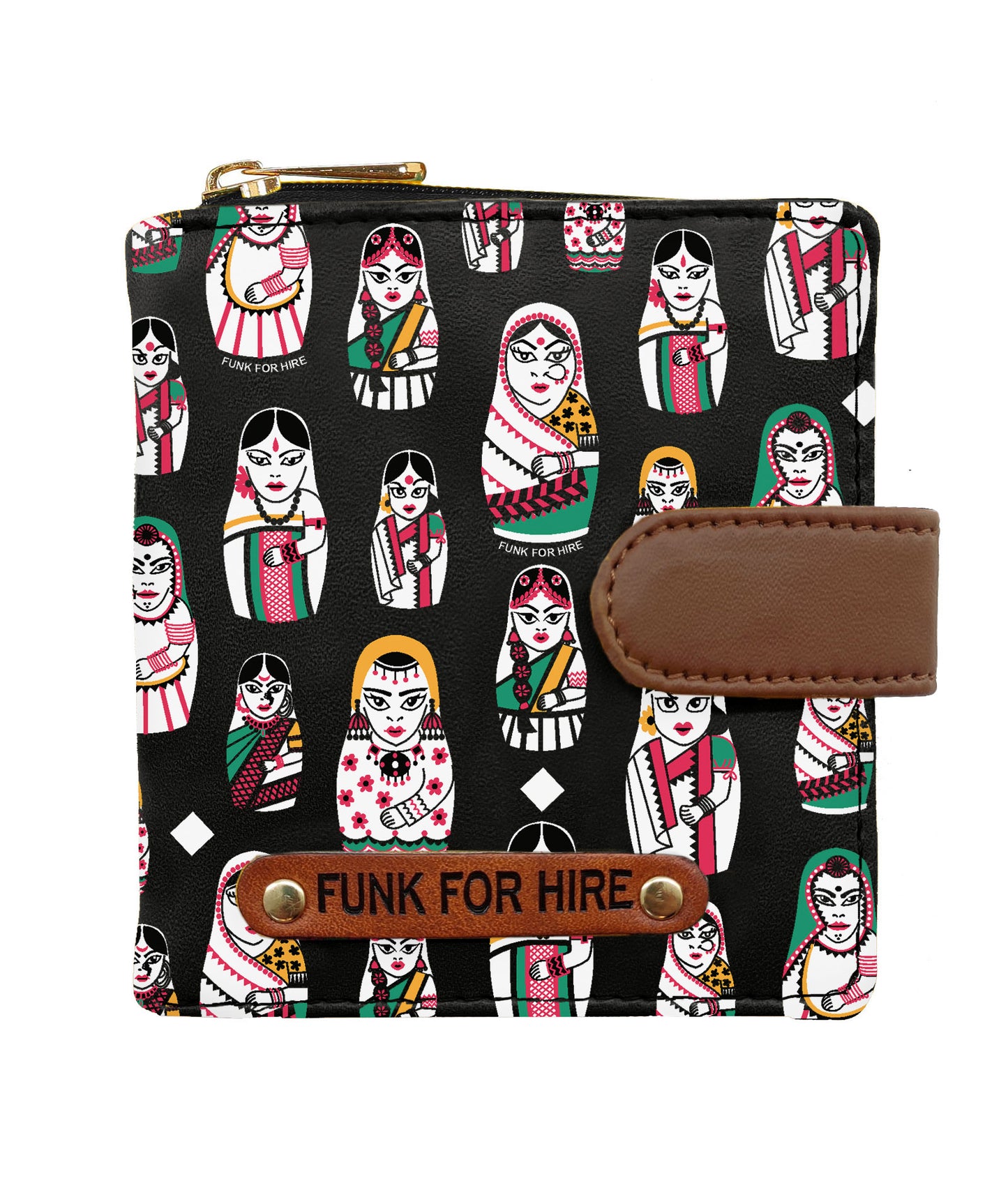 Combo Offers : Doll One Pocket Laptop Black Bag & Loop Black Wallet