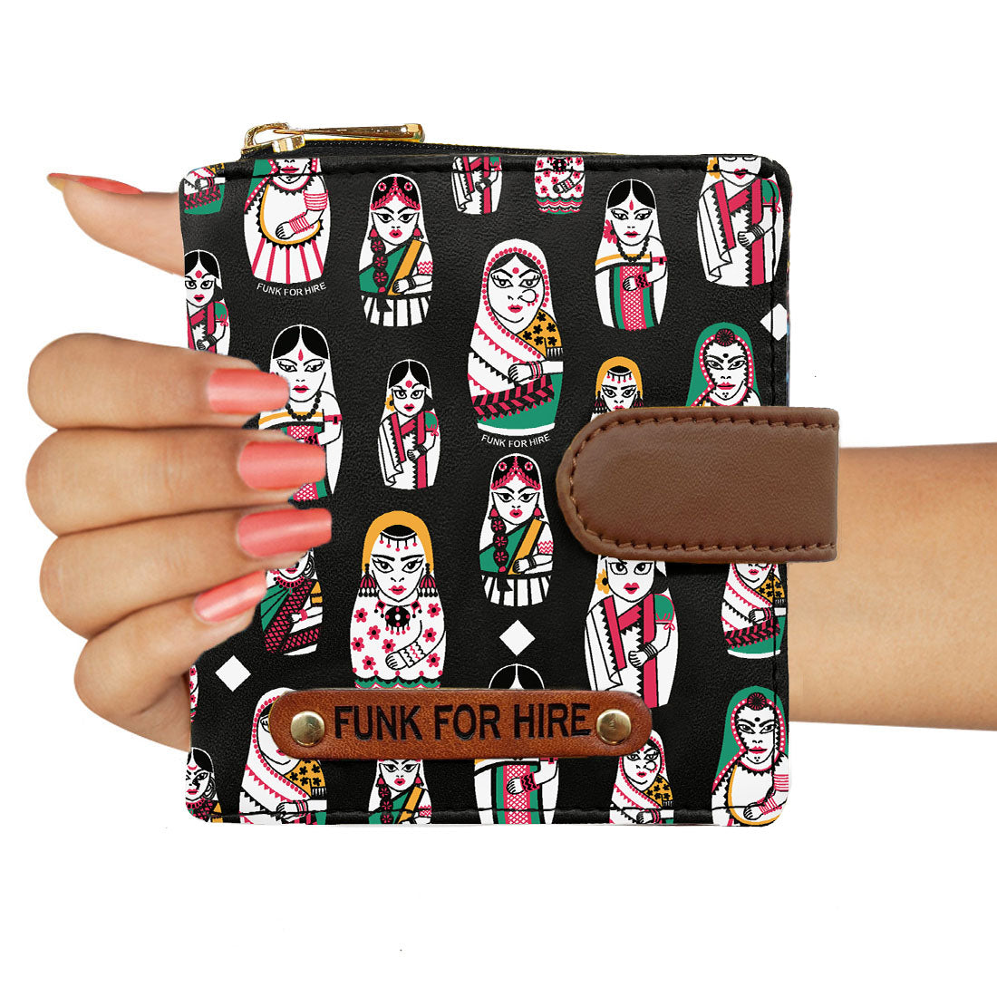 Doll Loop Wallet Black