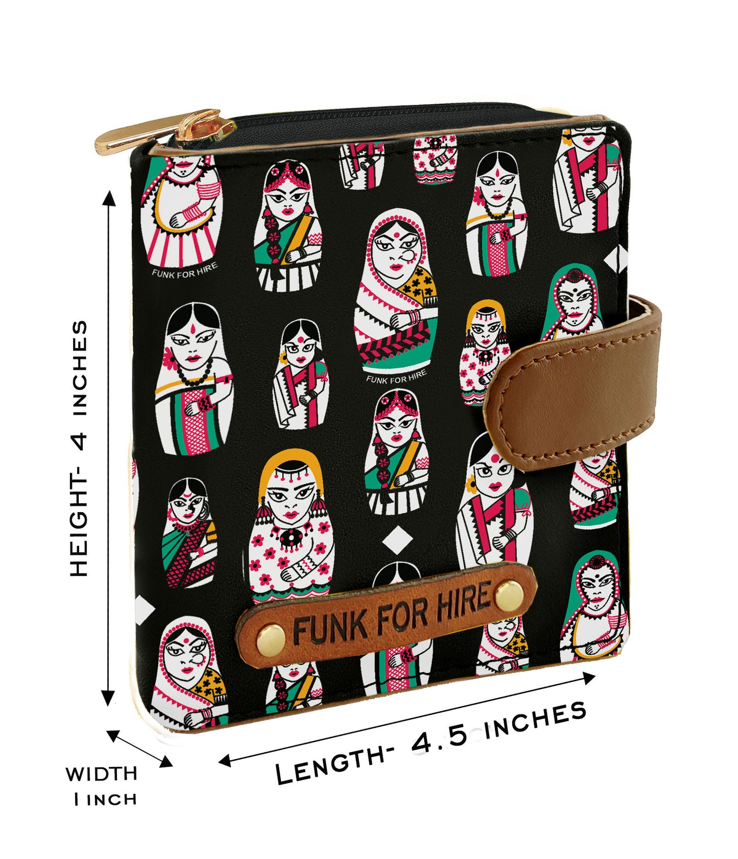 Combo Offers : Doll One Pocket Laptop Black Bag & Loop Black Wallet