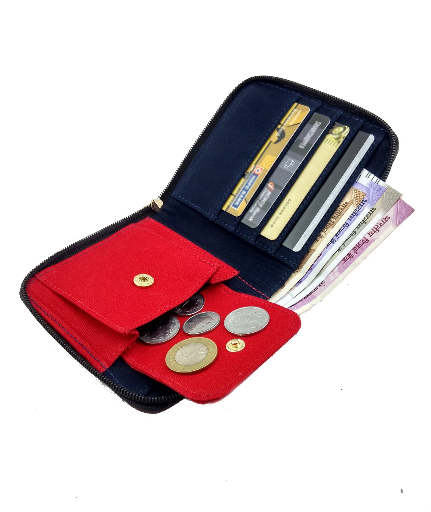 Garage Sale : Match Stick Square Navy Wallet -62