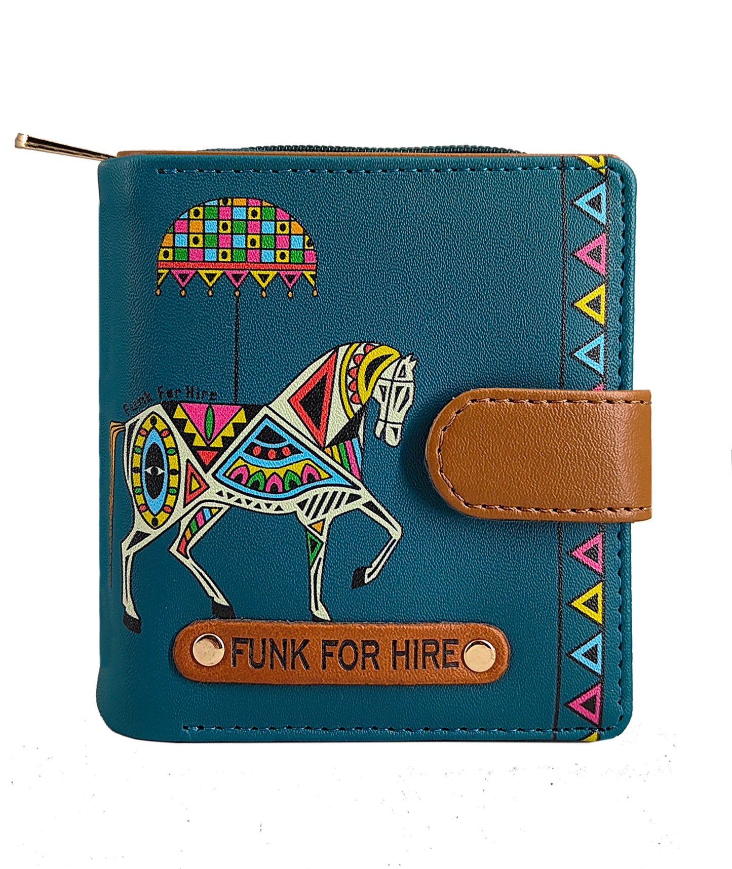 Horse Loop Wallet Teal