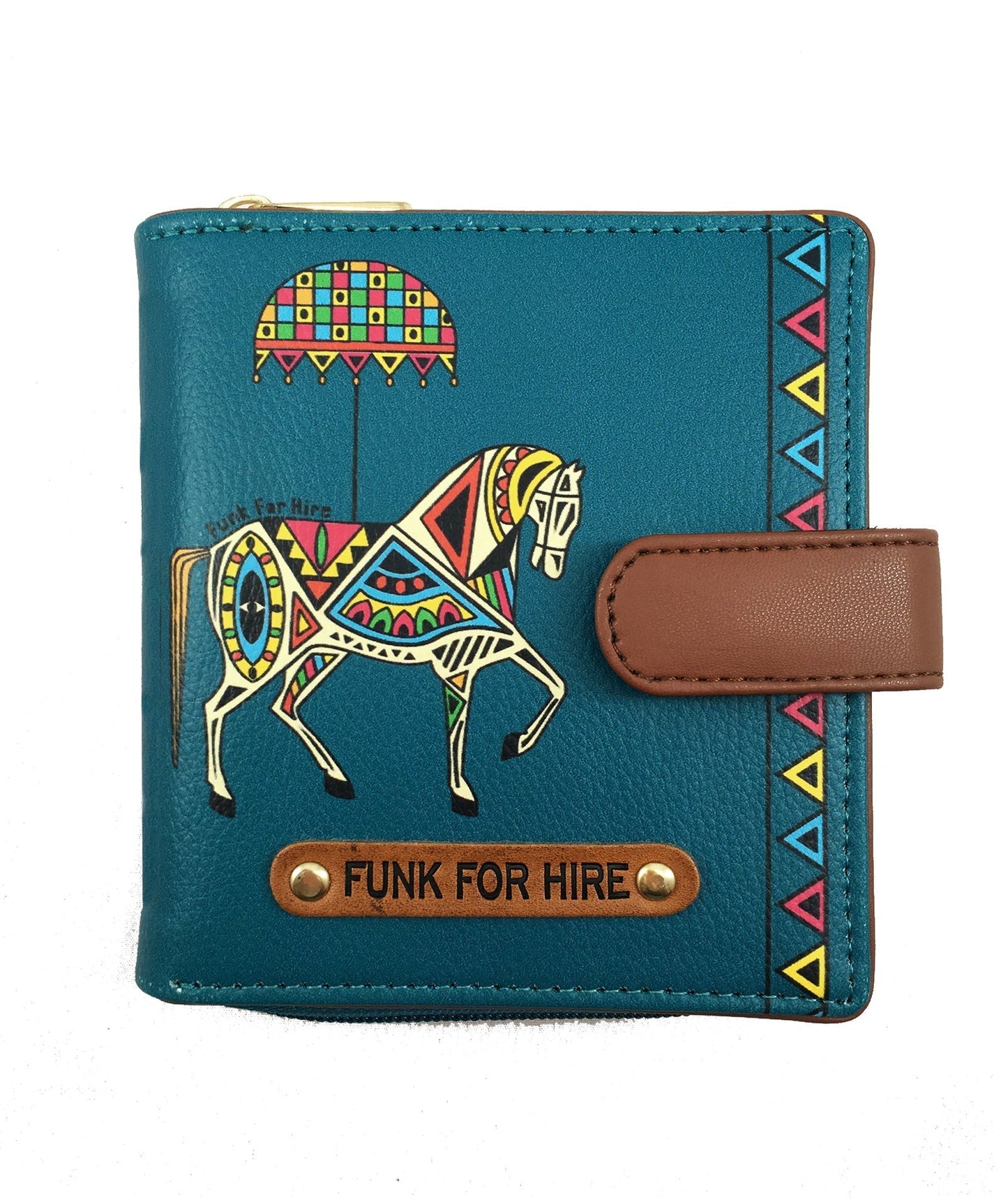 Garage Sale :Horse Loop Teal Wallet - 23