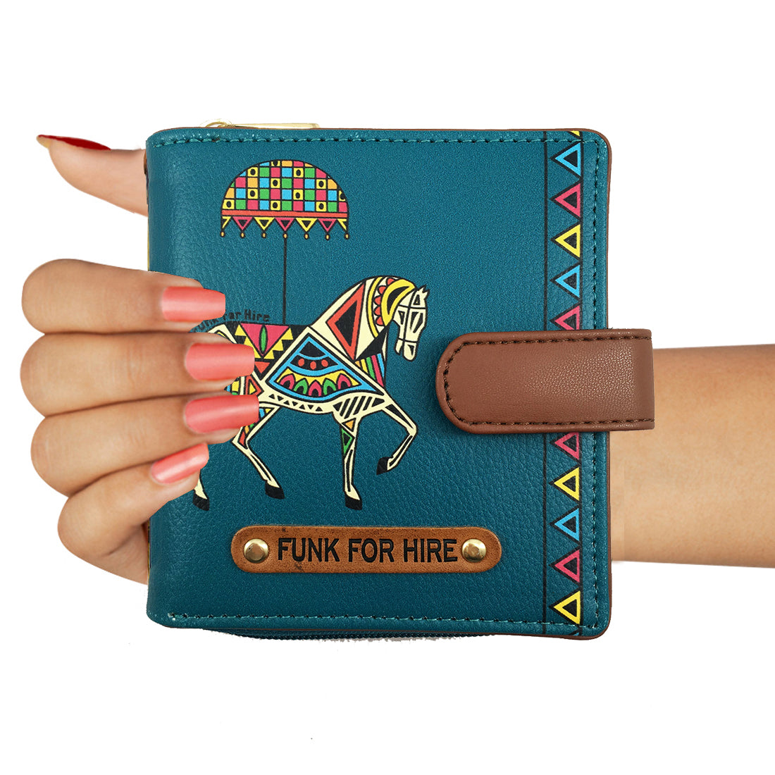Garage Sale :Horse Loop Teal Wallet - 23