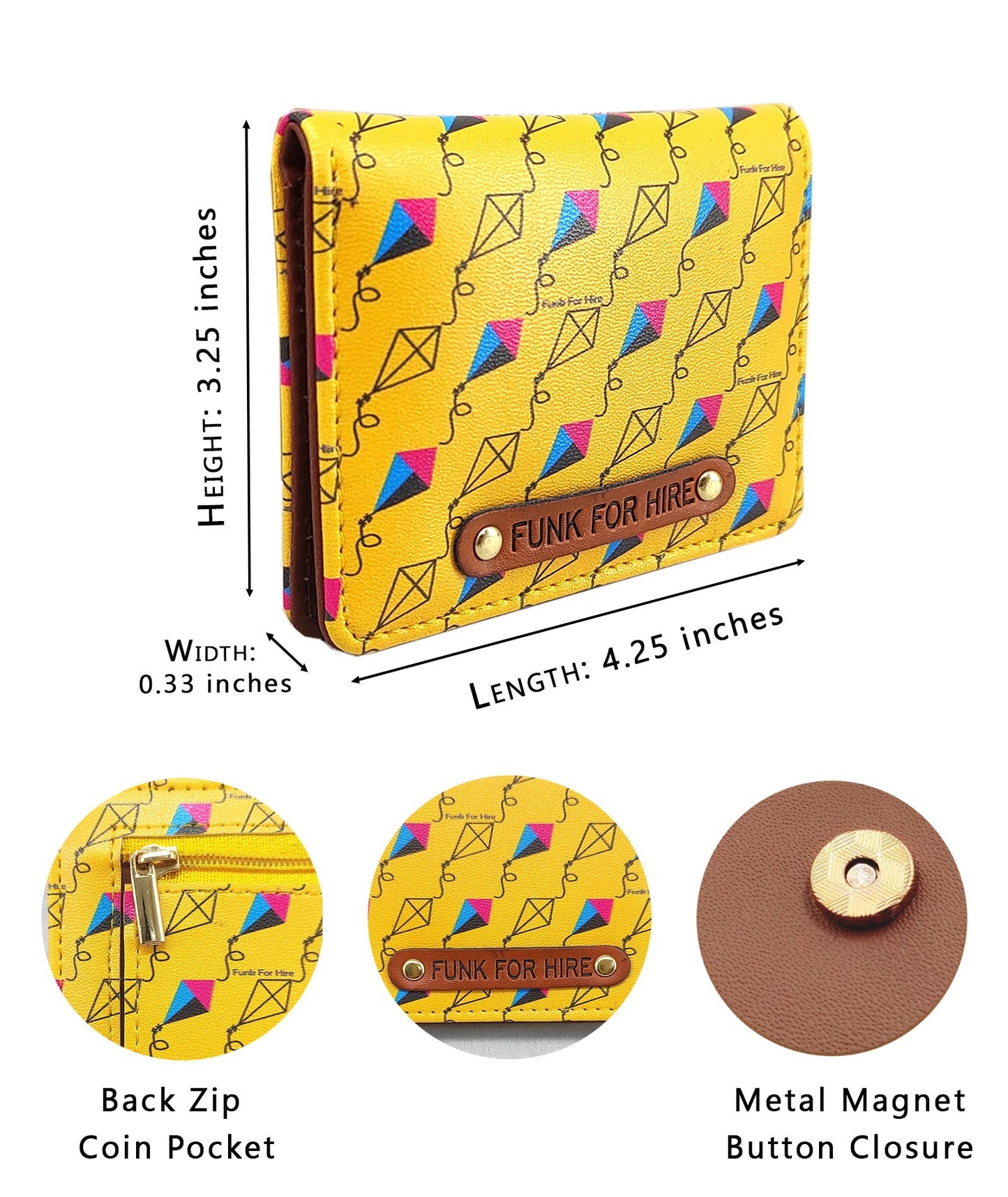Garage Sale : Kite Pocket Yellow Wallet -58