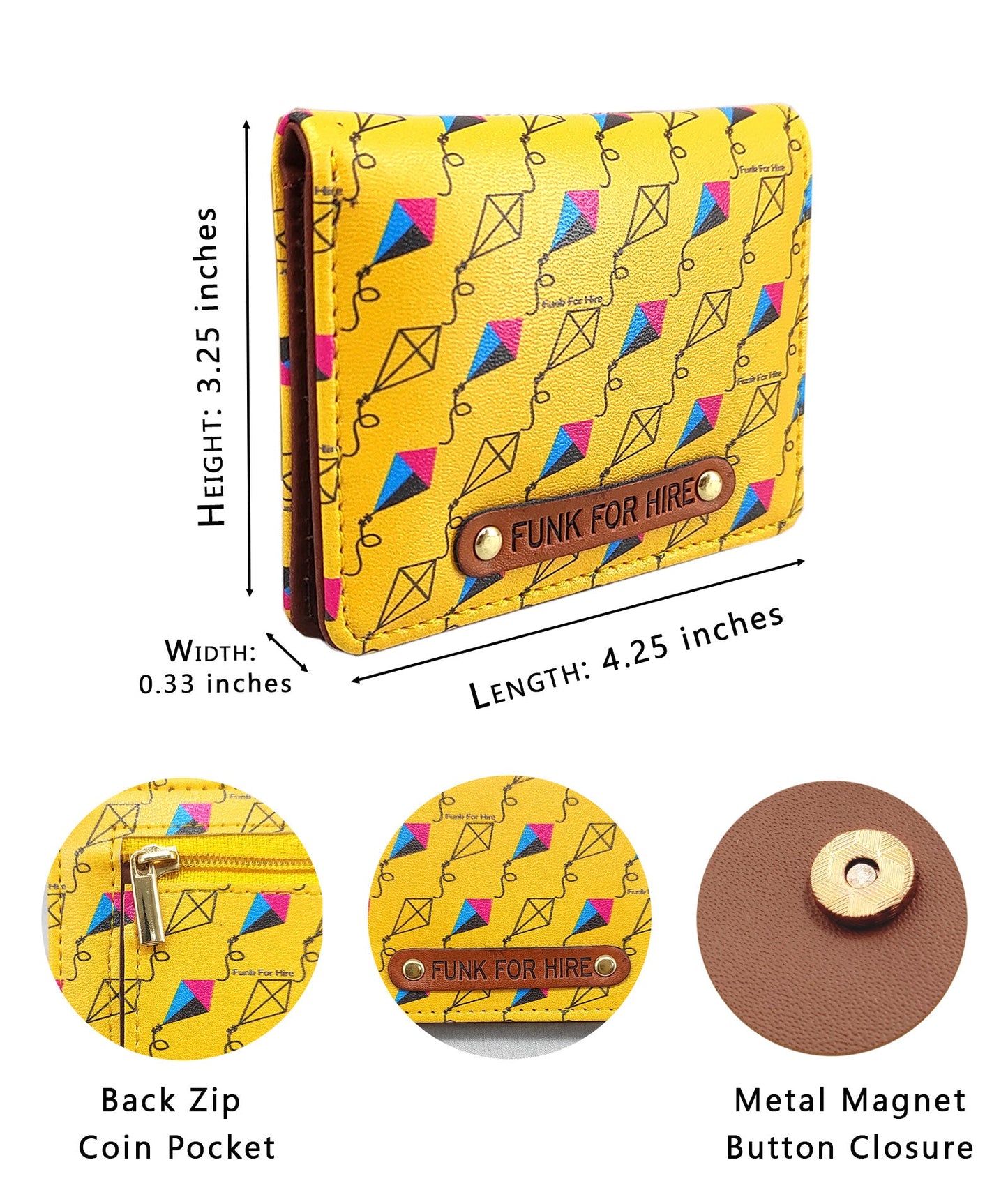 Garage Sale : Kite Pocket Yellow Wallet -01
