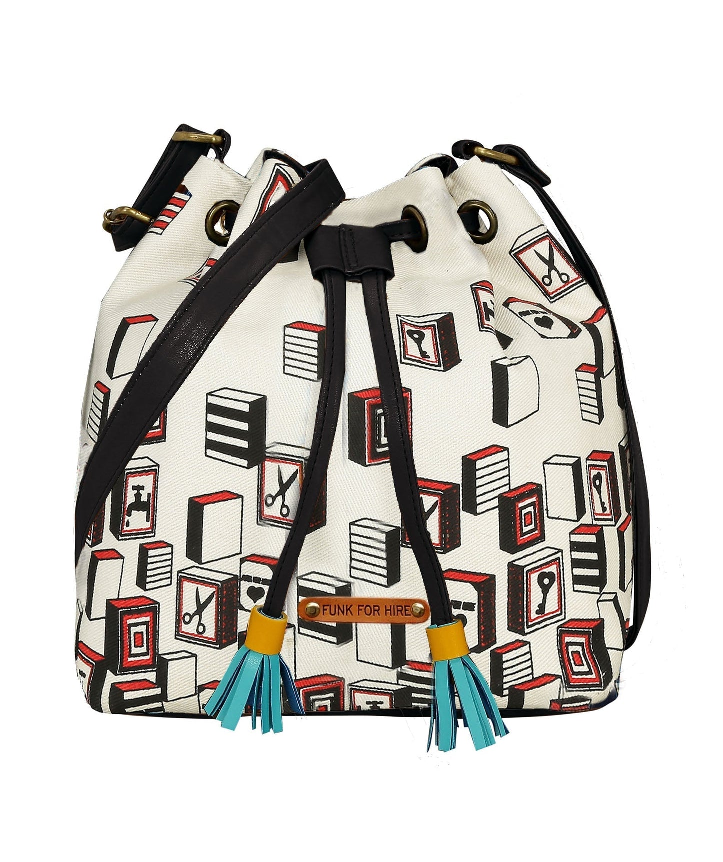 Garage Sale : Drawstring Sling White Match Box-44