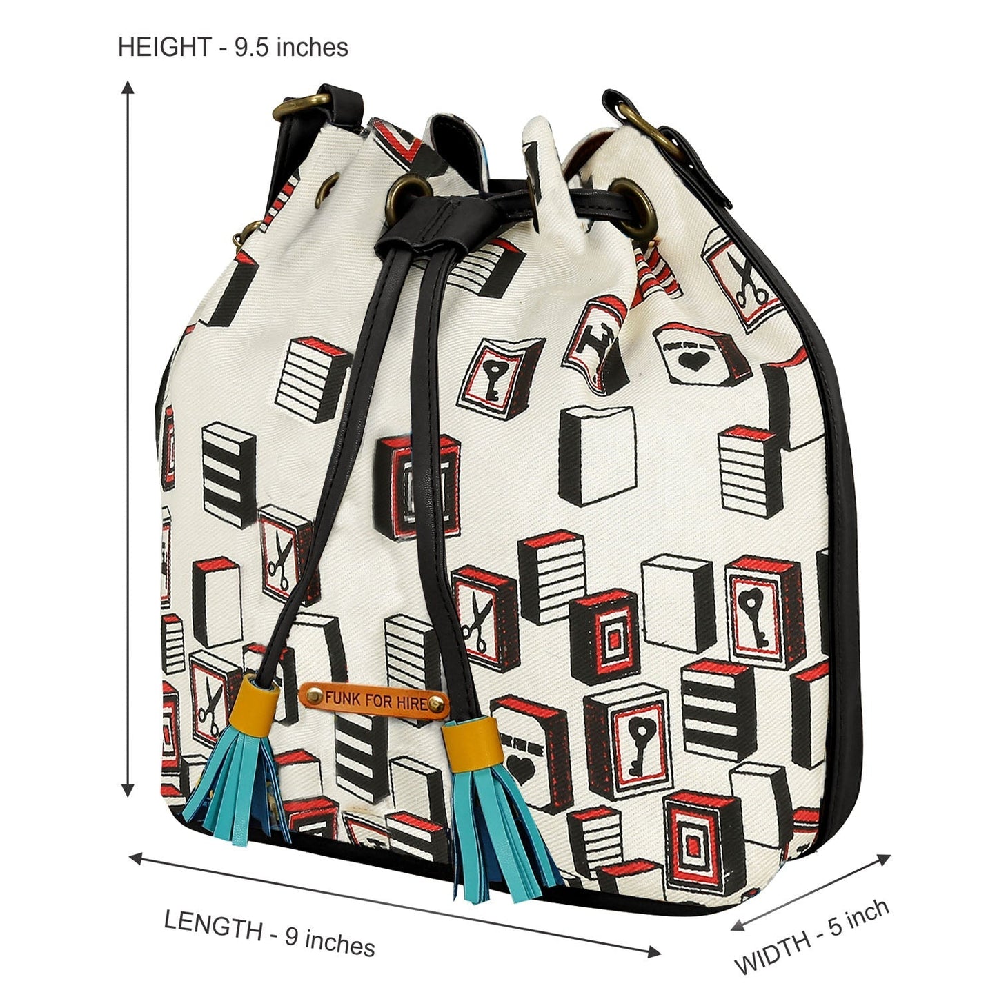 Garage Sale : Drawstring Sling White Match Box-44