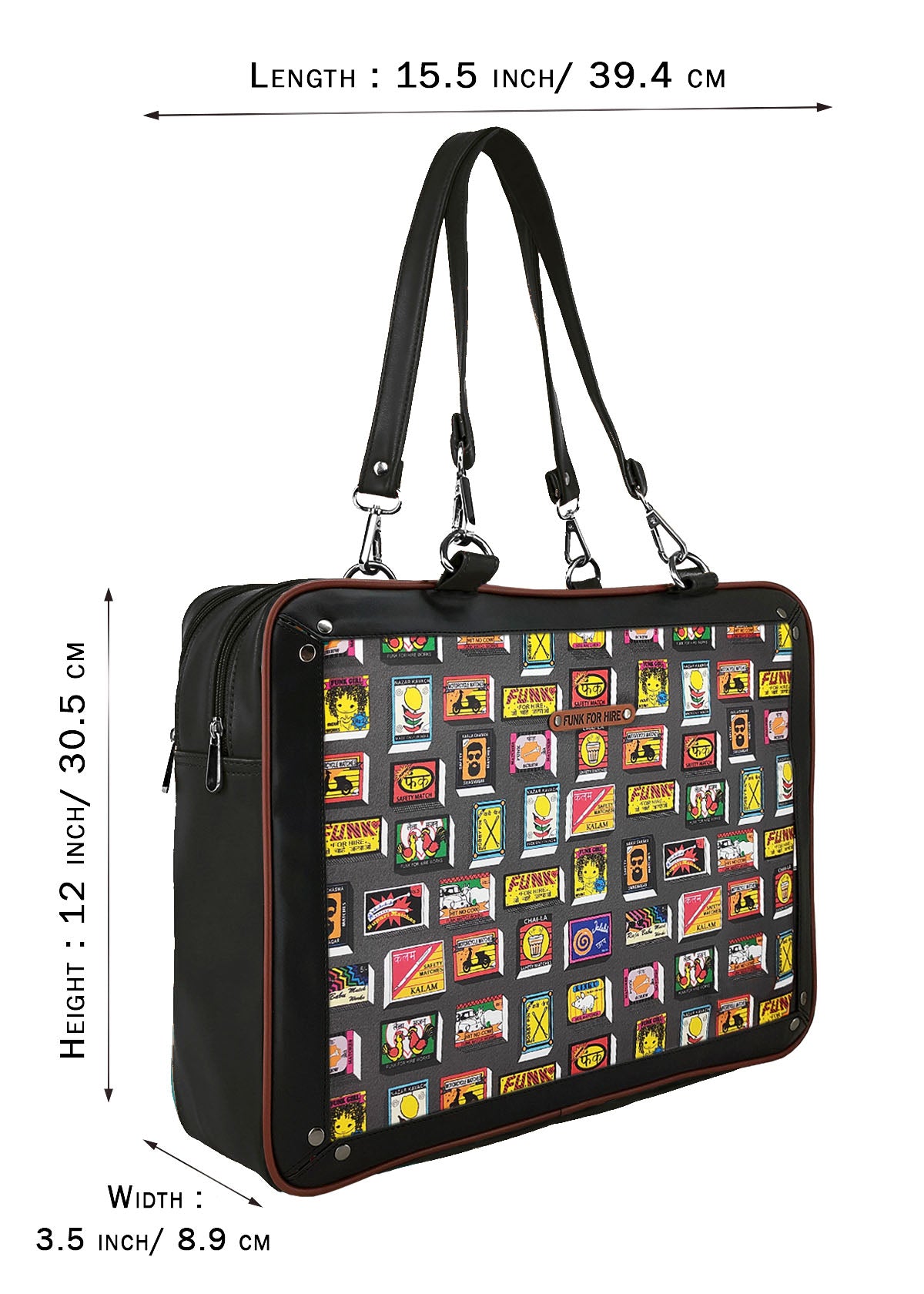 Free Card Wallet with Match Collage Luggage Bag Grey