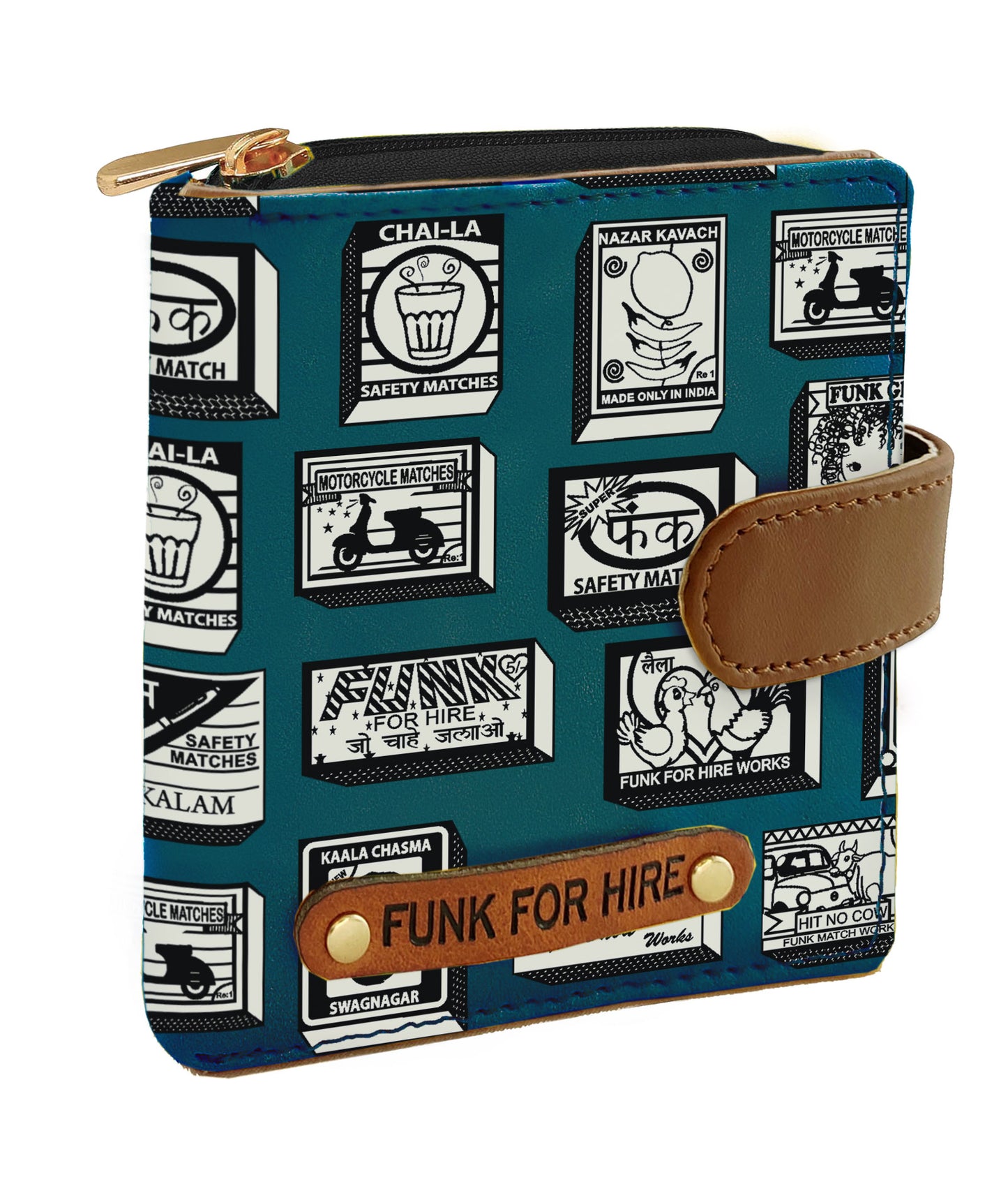 Combo offers : Match collage Loop Teal & Pocket BlackWallet