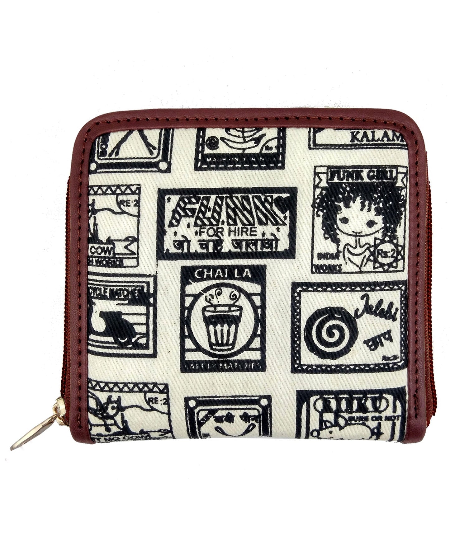 Garage Sale : Match Collage Square White Wallet - 41