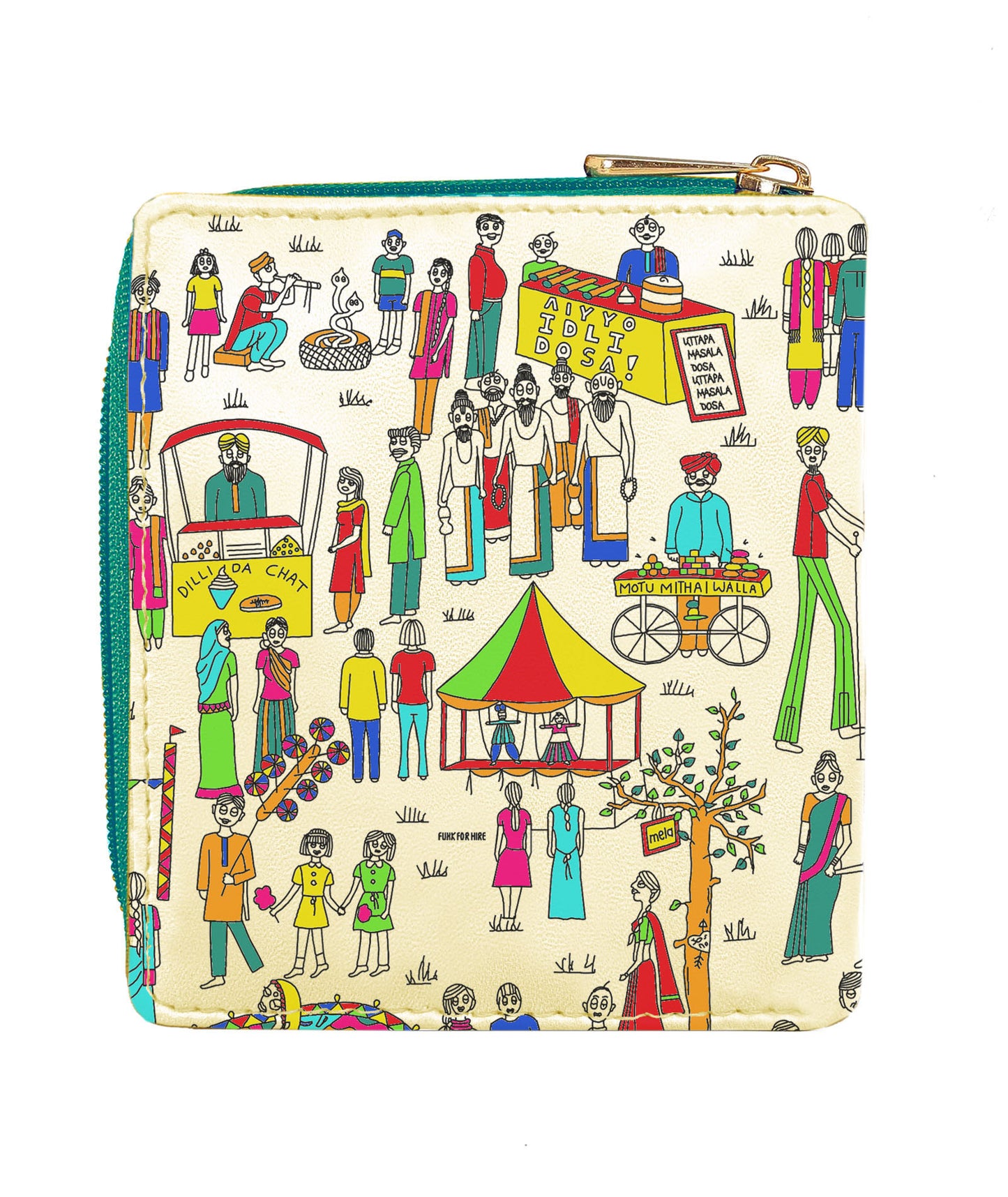 Combo Offers : Mela Drawstring Petrol & Loop Multi Wallet