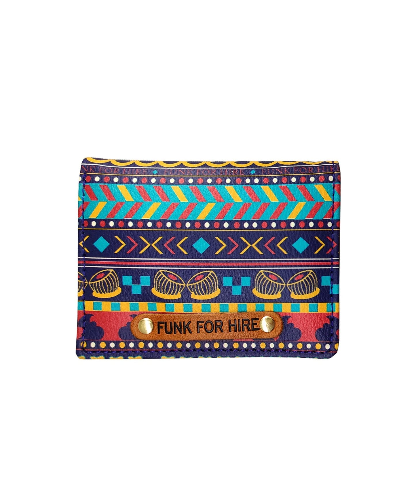 Garage Sale : Music Border Pocket Blue Wallet - 11
