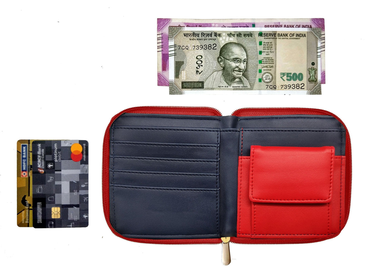 Garage Sale : Square Red Wallet Music Border-58