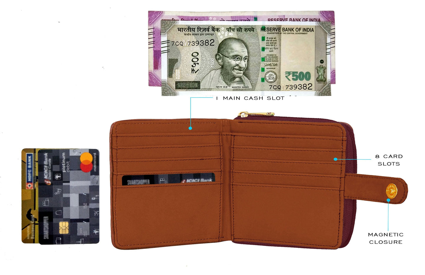 Garage Sale : Loop Purple Wallet - 25