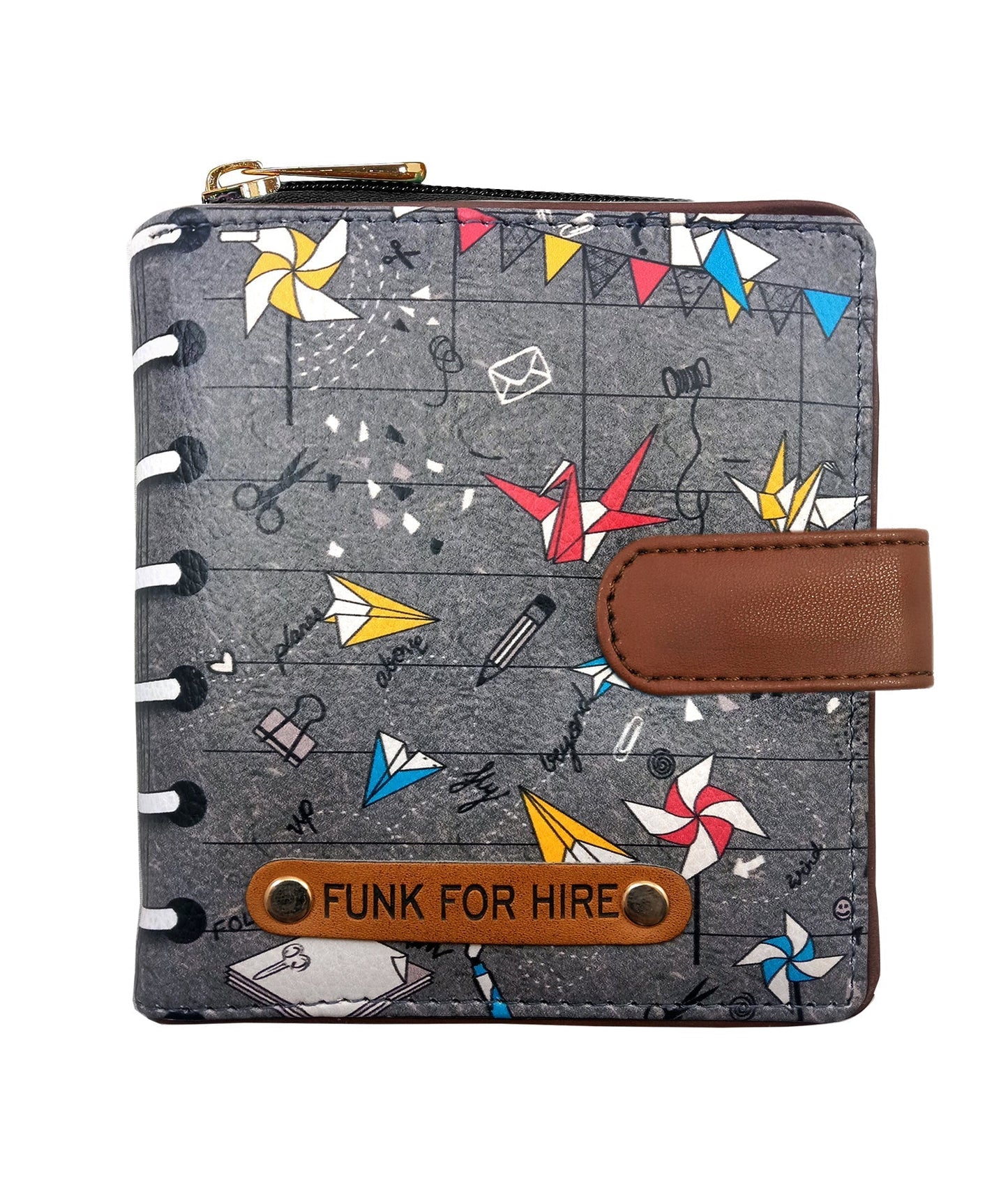 Garage Sale : Origami Loop Grey Wallet - 60