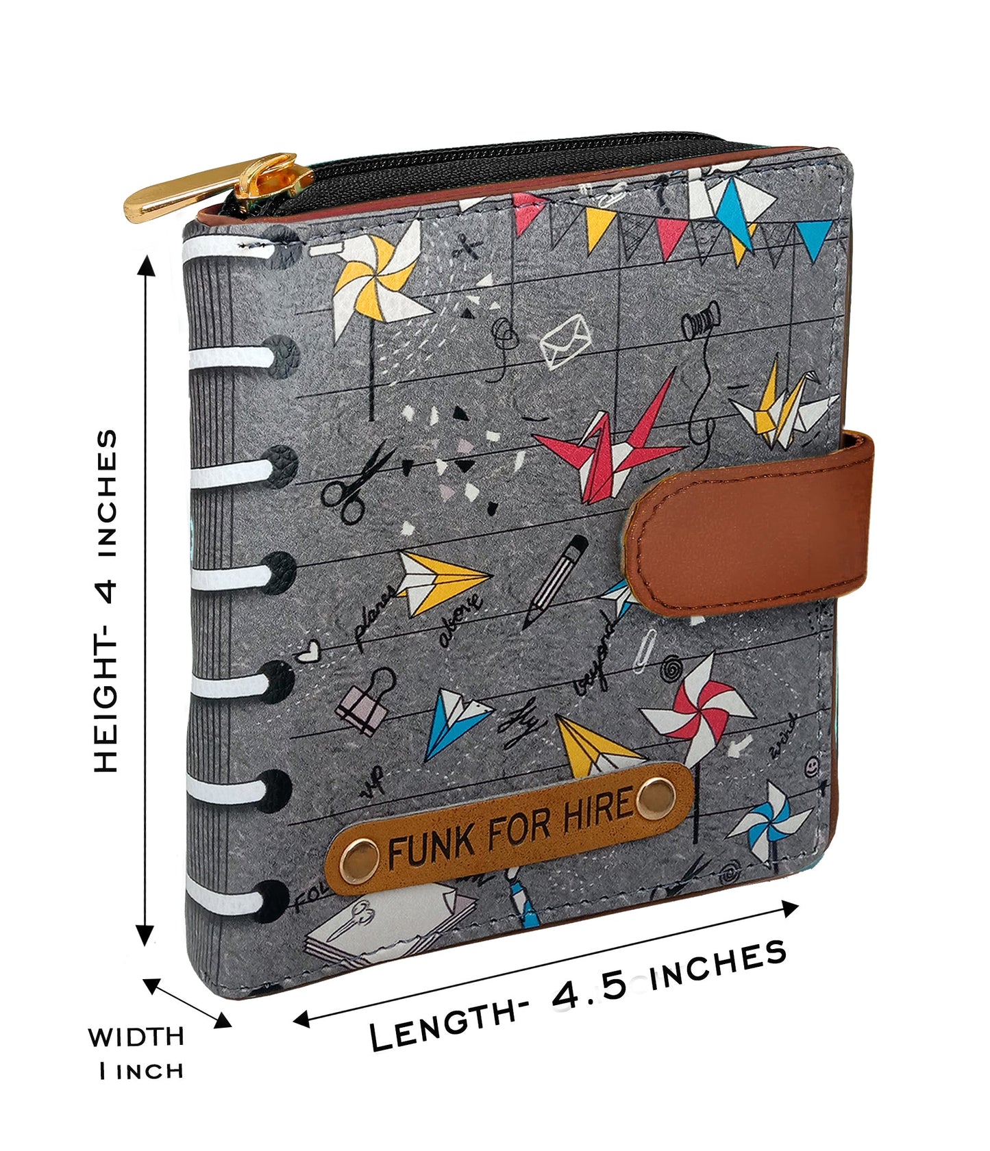 Garage Sale : Origami Loop Grey Wallet - 60