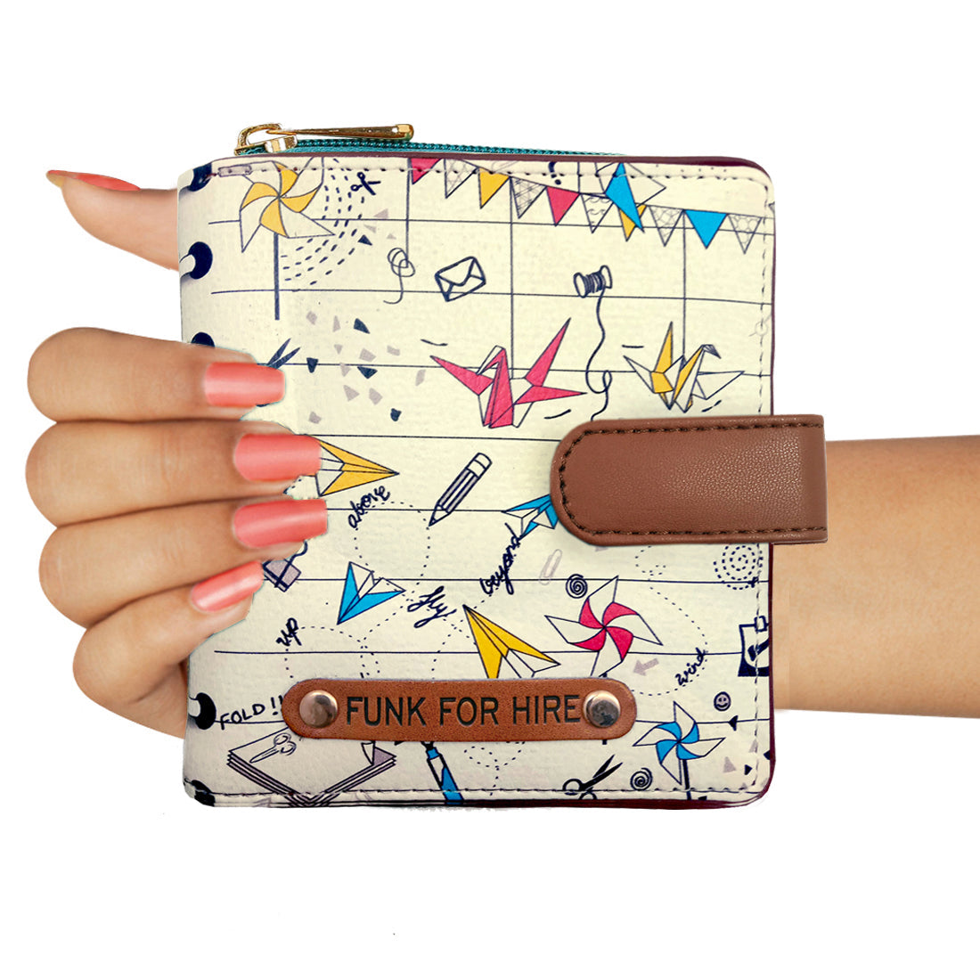 Garage sale : Origami Loop White Wallet -61