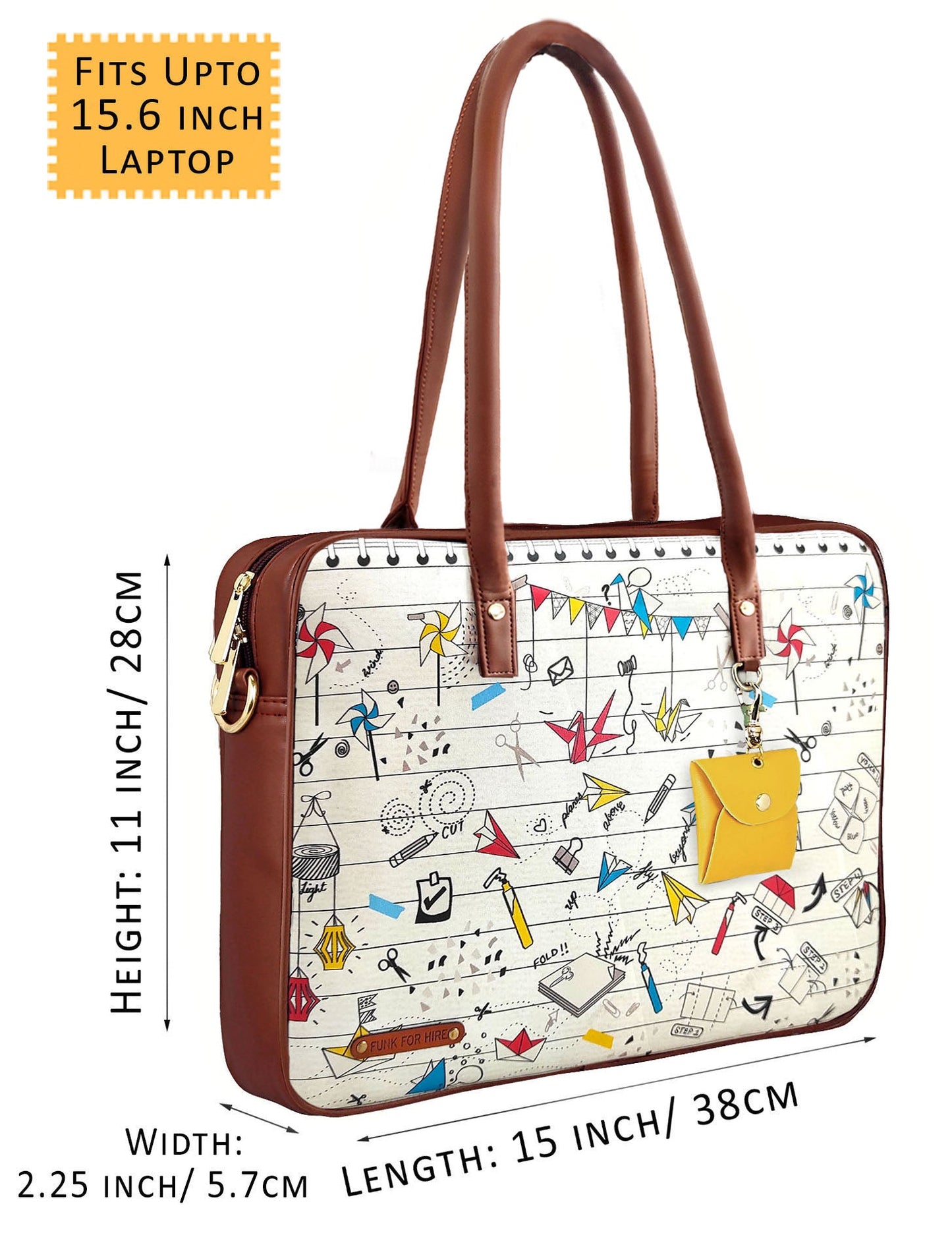 Garage Sale : Laptop Off White Handbag -28