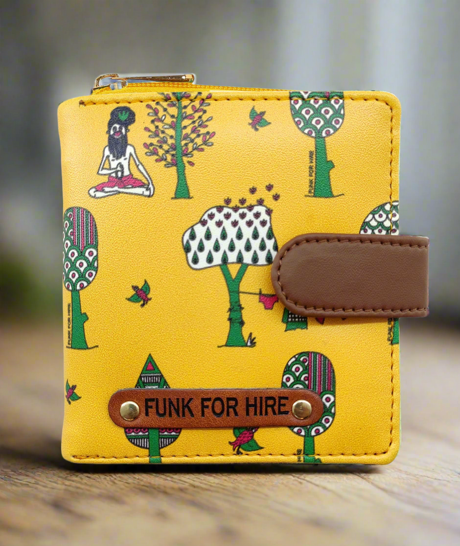 Tree Loop Wallet Mustard