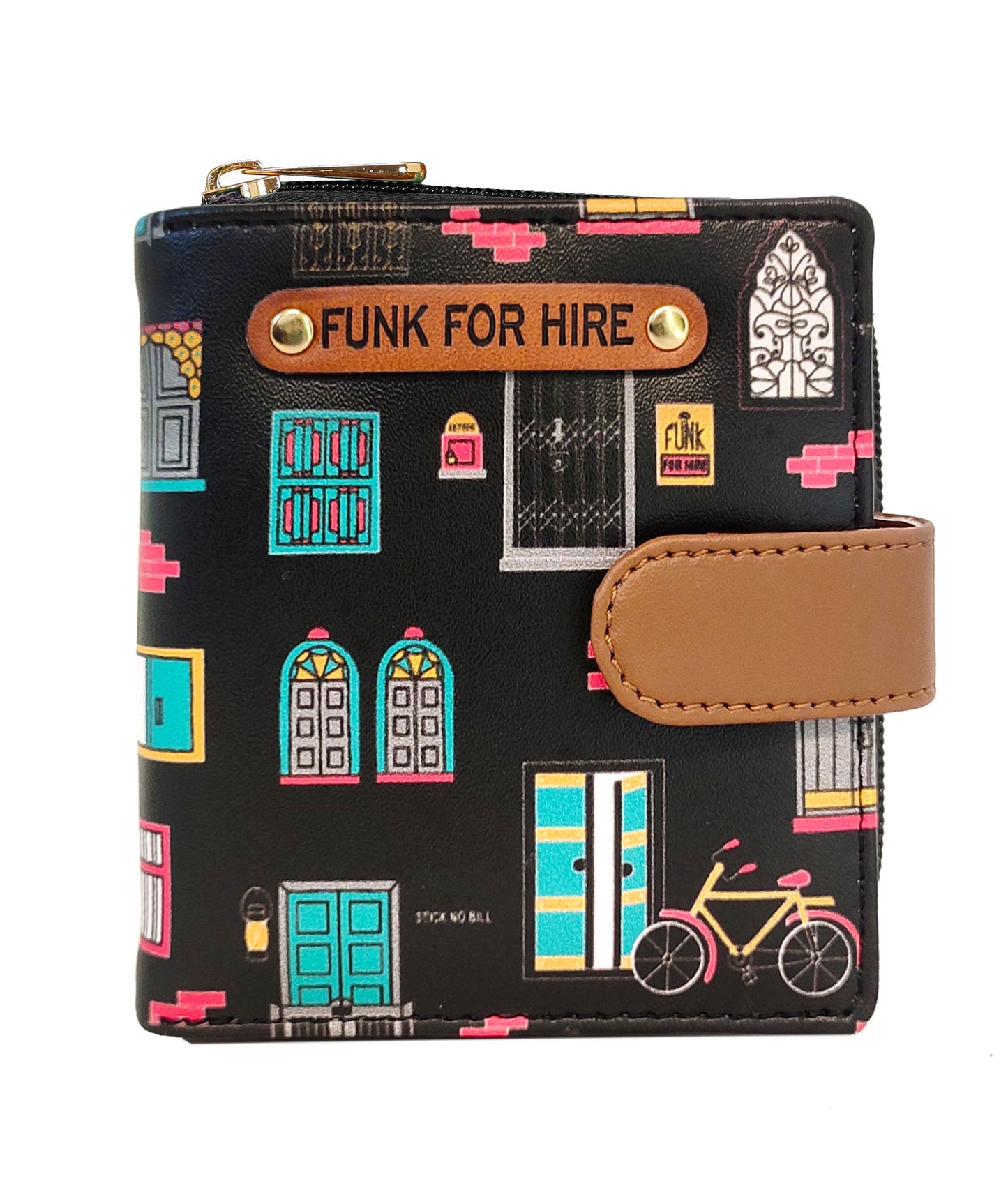 Combo Offers : Wall One Pocket Laptop Black Bag & Loop Black Wallet
