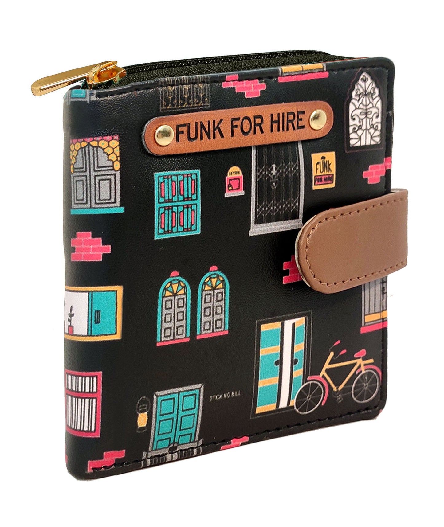 Combo Offers : Wall Box Black Sling Bag & Loop Black Wallet