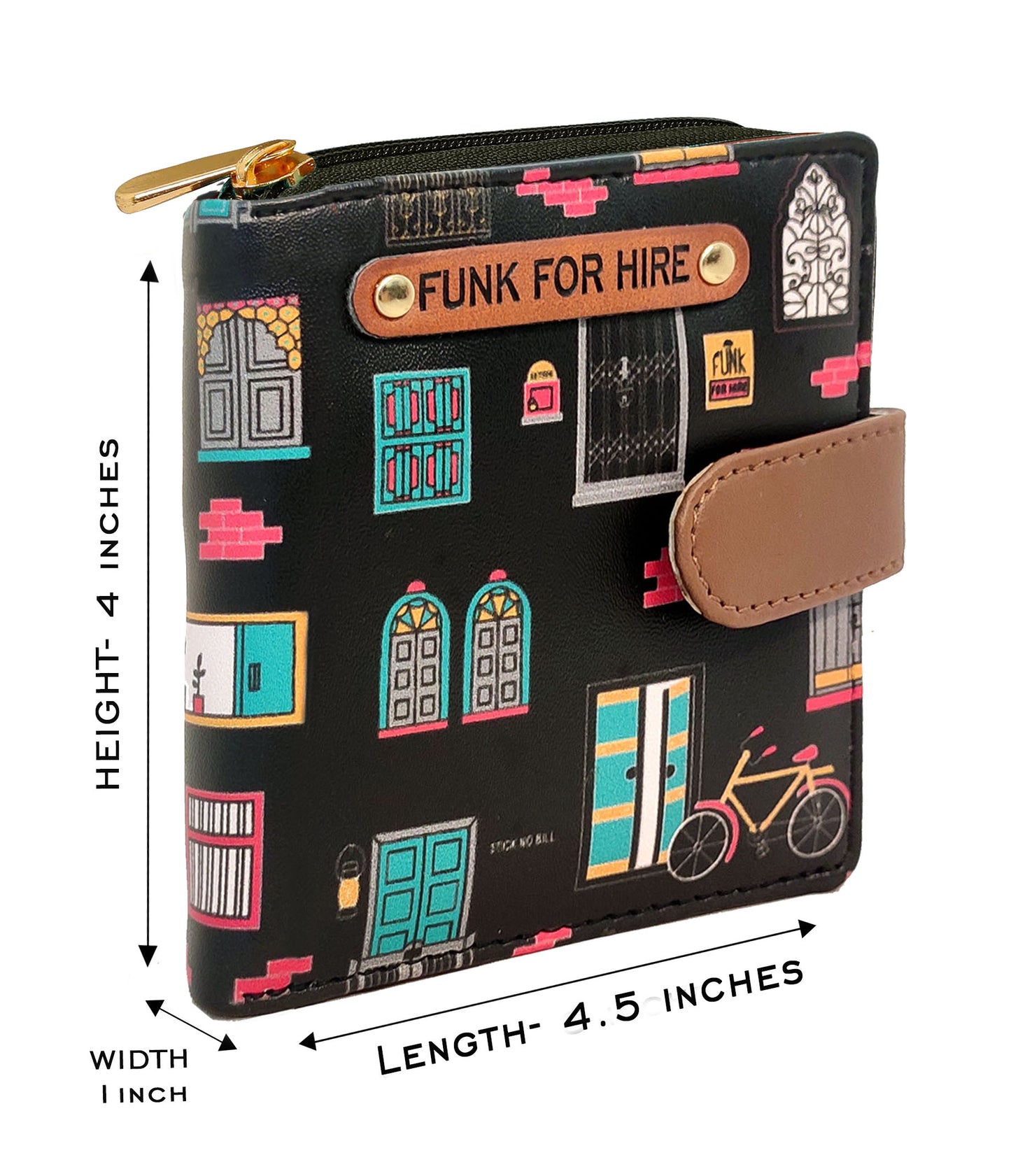 Combo Offers :Wall Tote Black Handbag & Loop Black Wallet