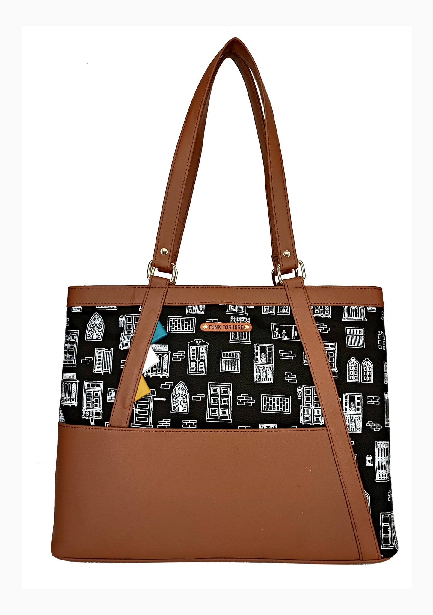 Combo Offers :Wall Tote Black Handbag & Loop Black Wallet