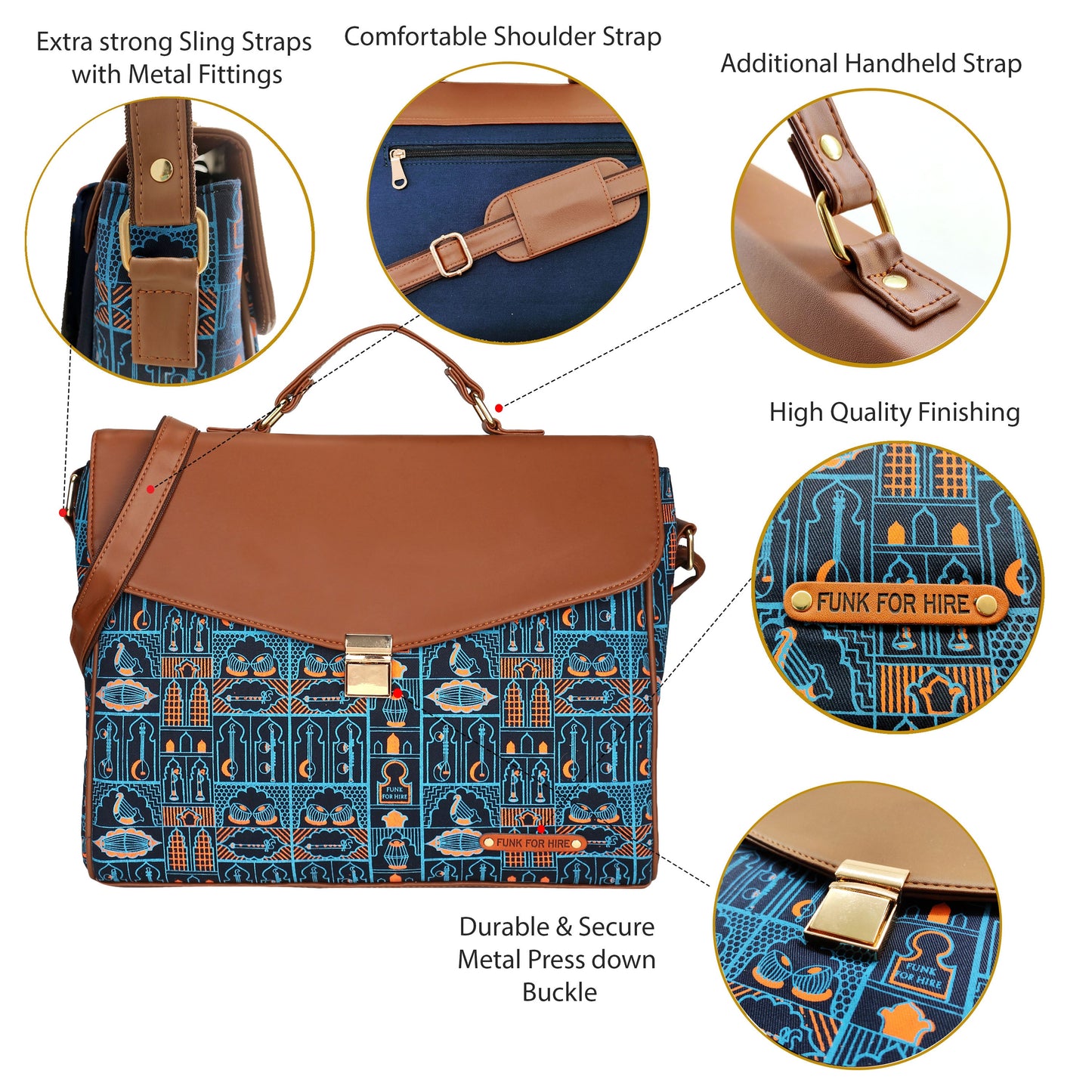 Garage Sale: Music Wall Work Navy Bag - 02
