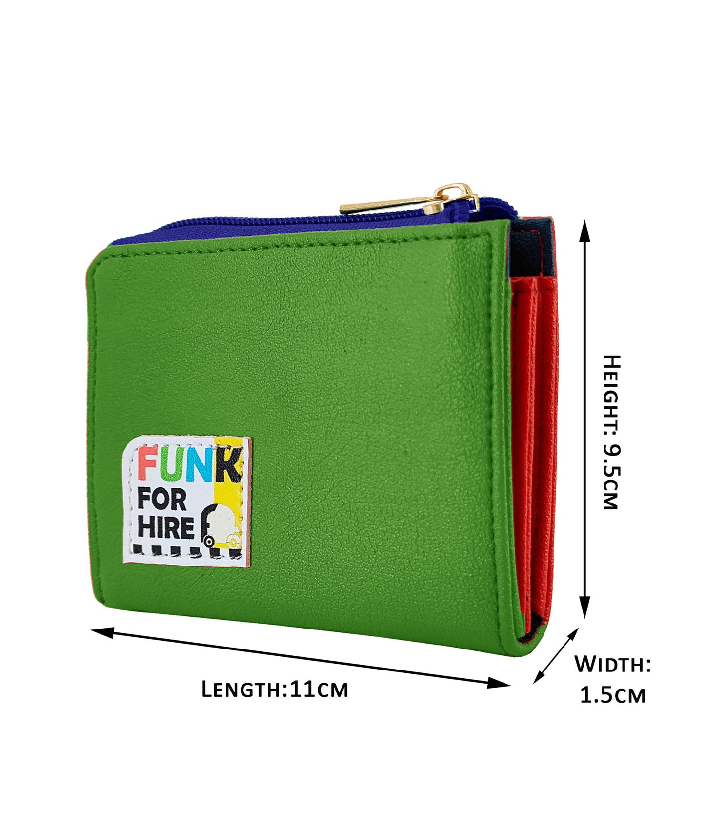 Combo Offers : Doll Fanny Pack & Green Zip Pocket Wallet