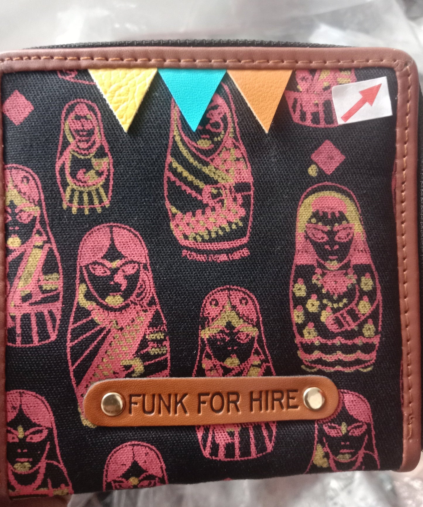 Garage Sale : Doll Square Black Wallet -49