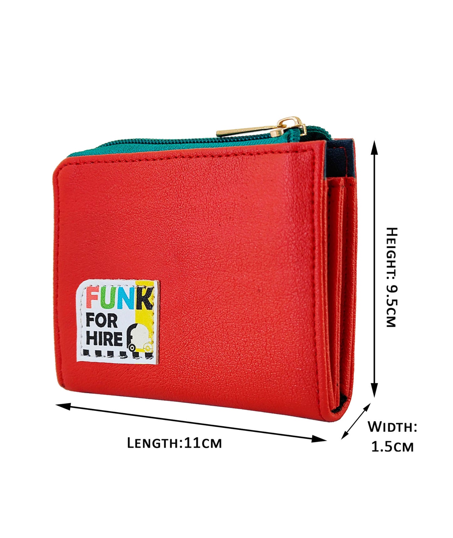 Combo Offers : Music Wall Drawstring Navy & Red Zip Pocket Wallet