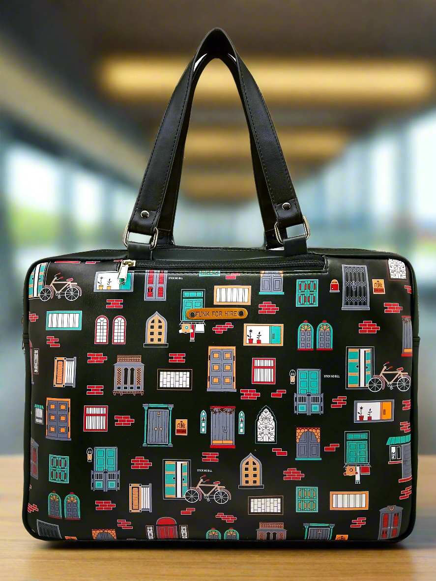 Luggage Backpack Wall Black