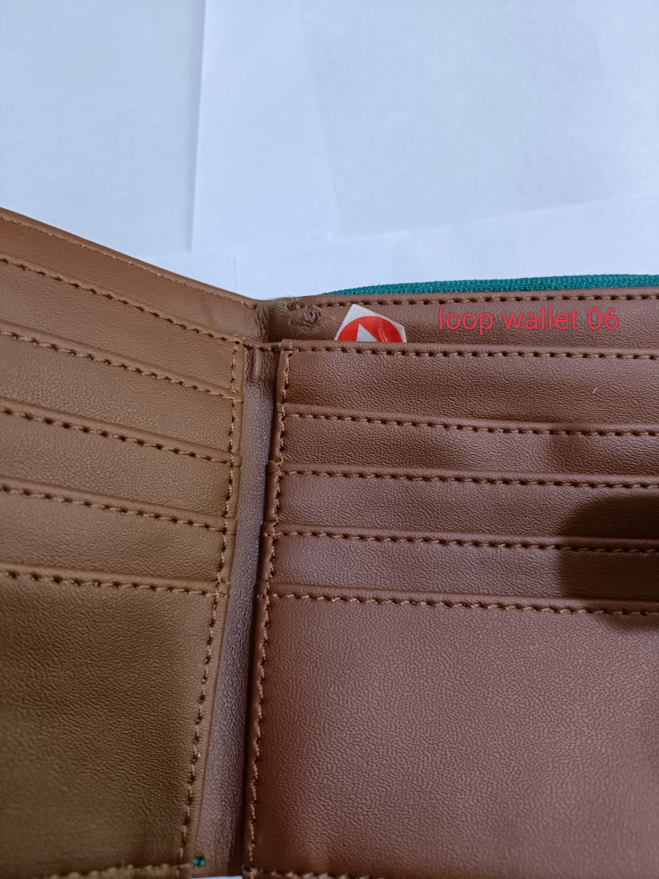 Garage Sale :Horse Loop Teal Wallet - 06