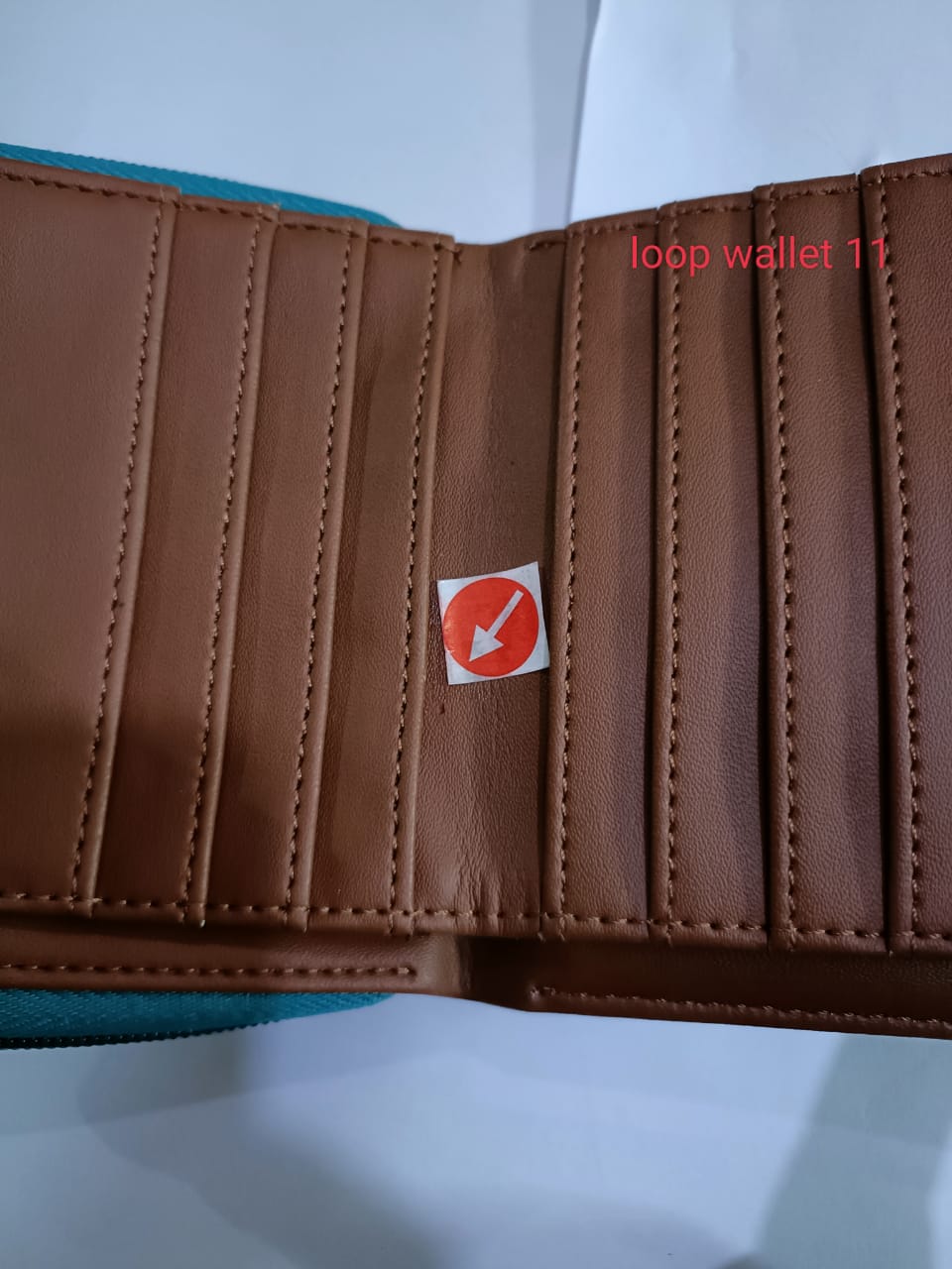 Garage Sale :Horse Loop Teal Wallet - 11