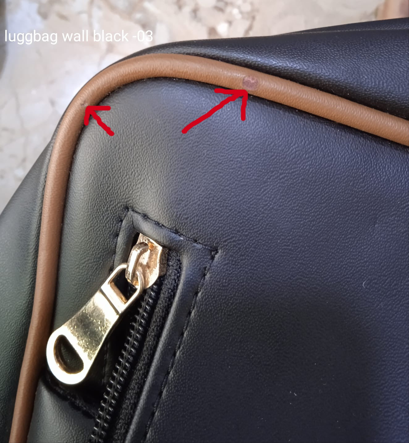 Garage Sale:Luggage black bag-03