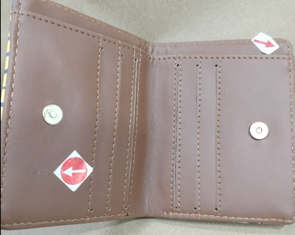 Garage Sale : Music Border Pocket Blue Wallet - 56