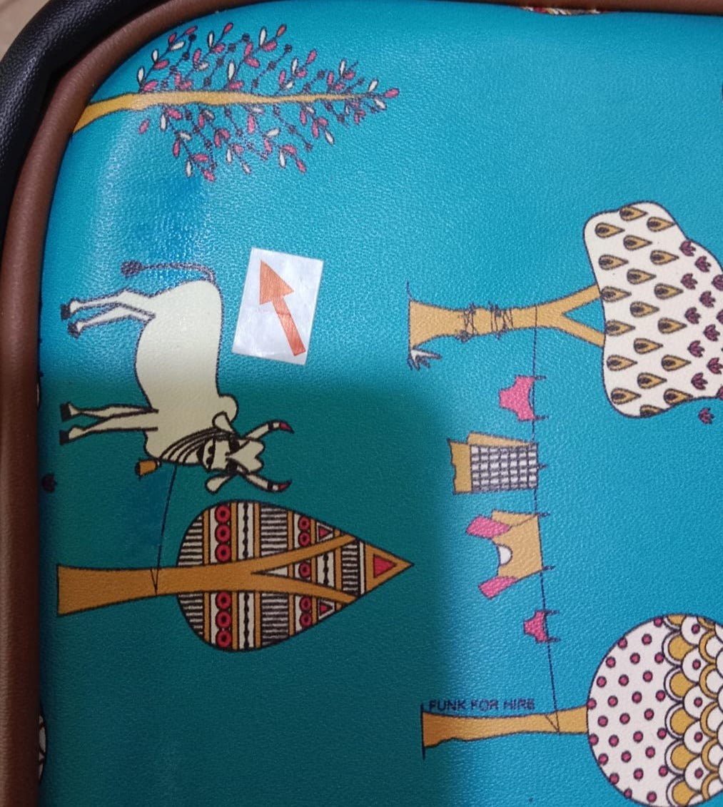 garage sale : Tree Laptop Teal sleeve -03
