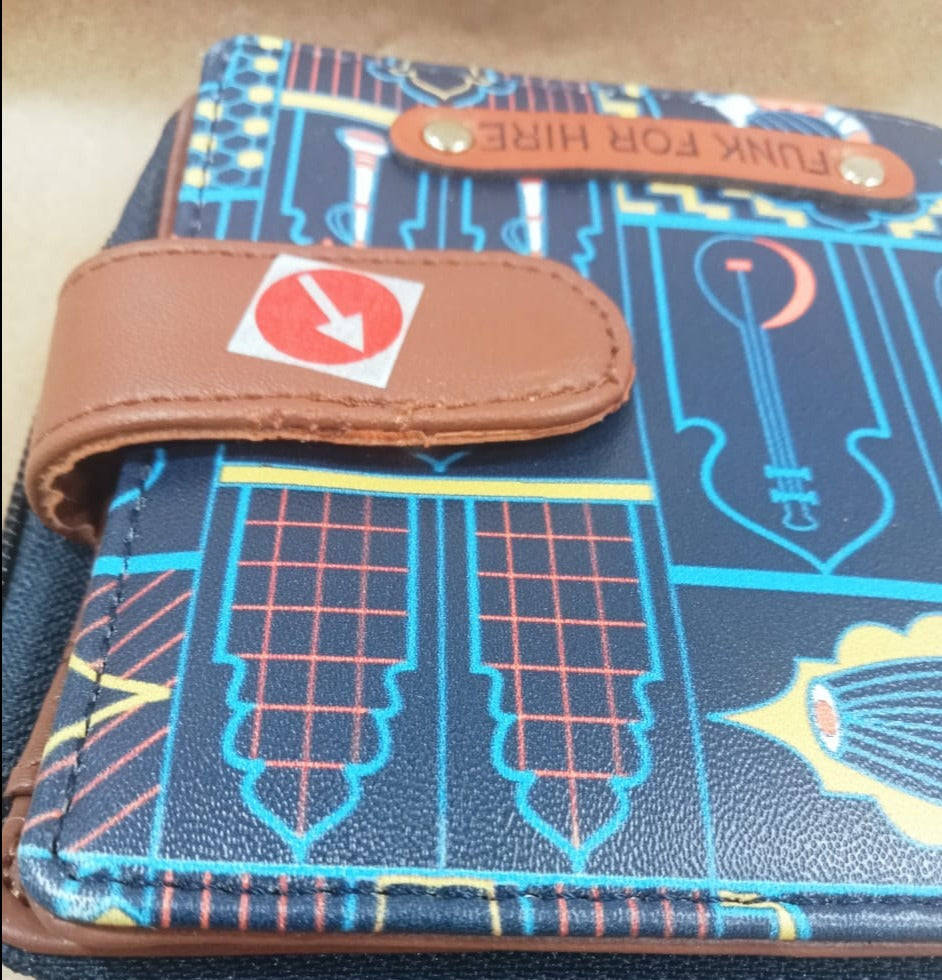 Garage Sale : Music Loop Navy Wallet-37