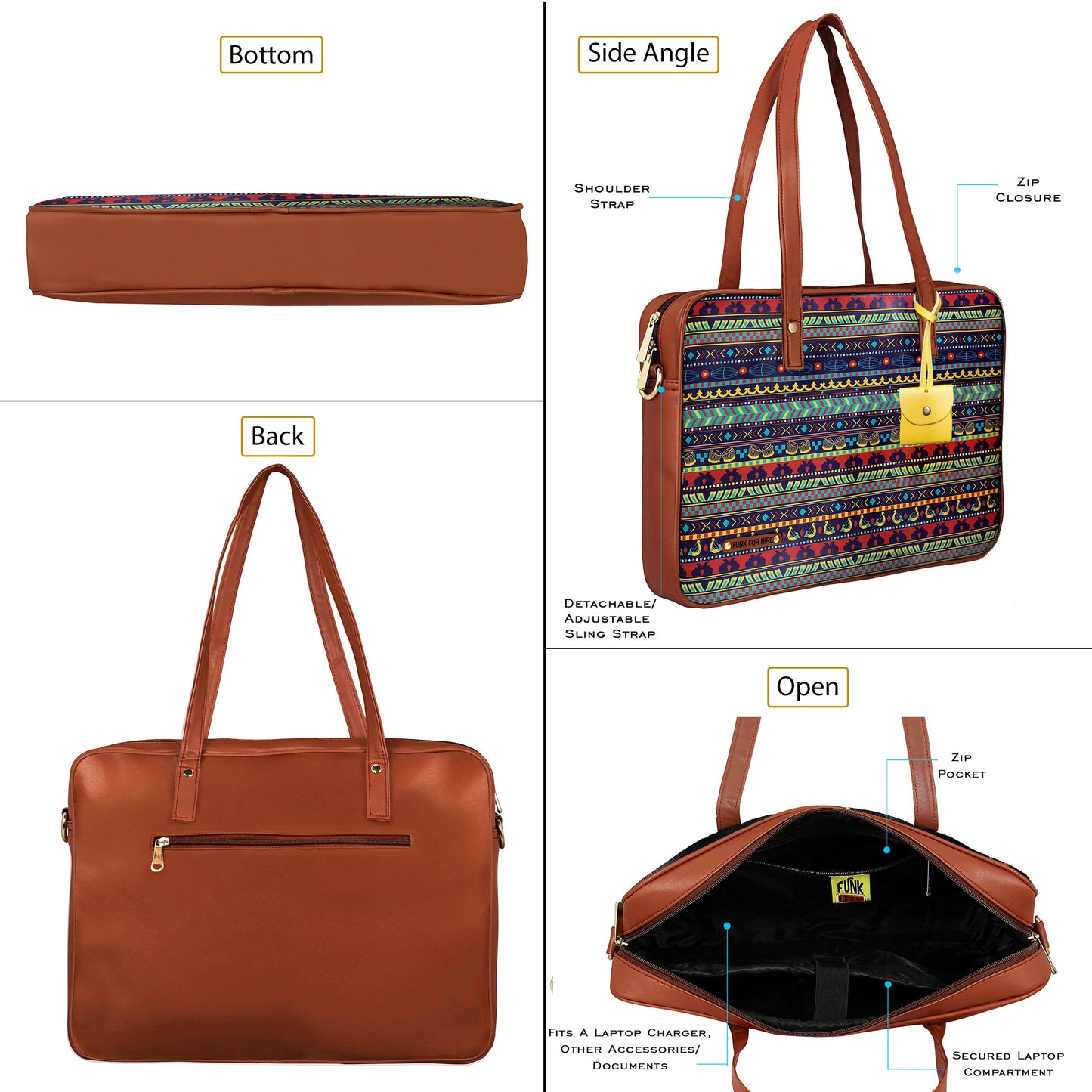 Laptop Handbag Music Border