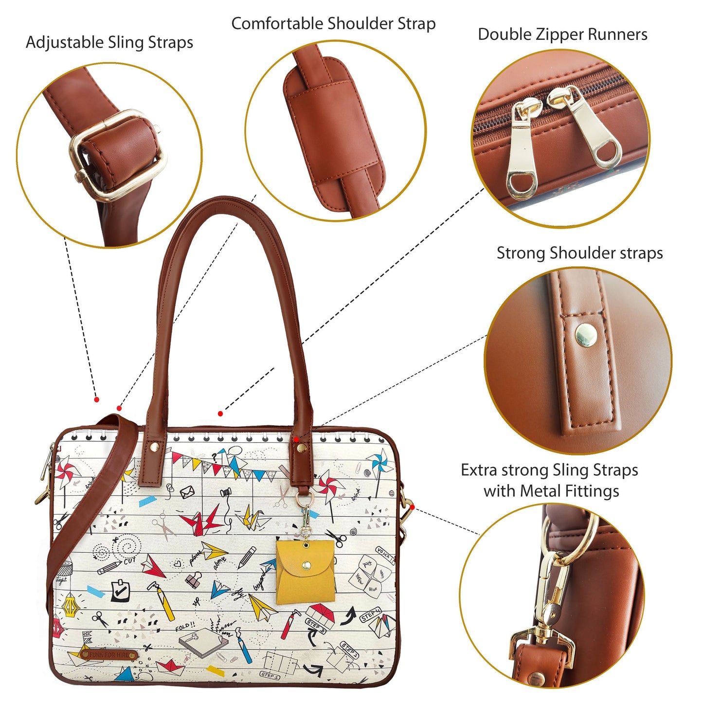 Garage Sale : Laptop Off White Handbag-07