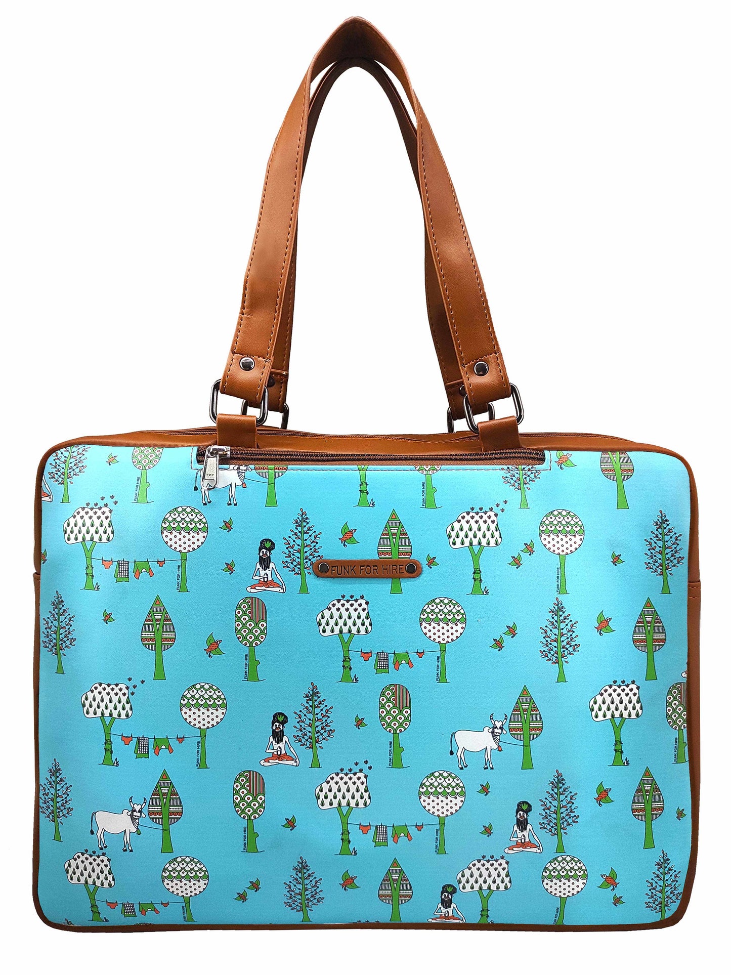 Luggage Backpack Tree Aqua