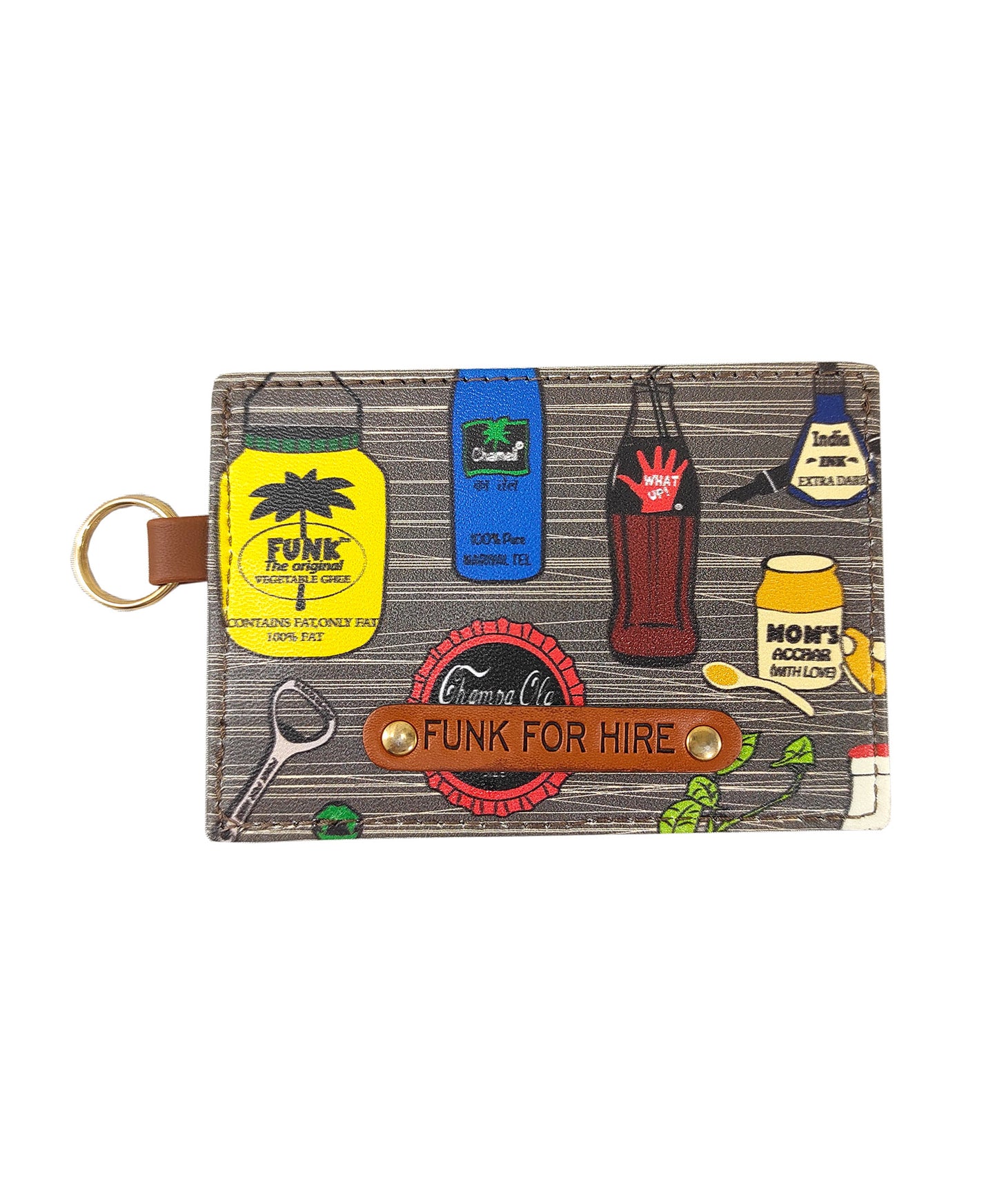 Bottle Card Holder Grey