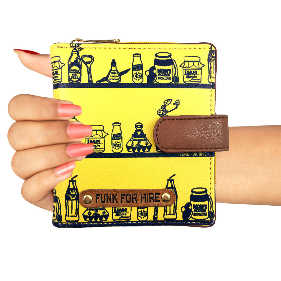 Bottle Loop Wallet Yellow