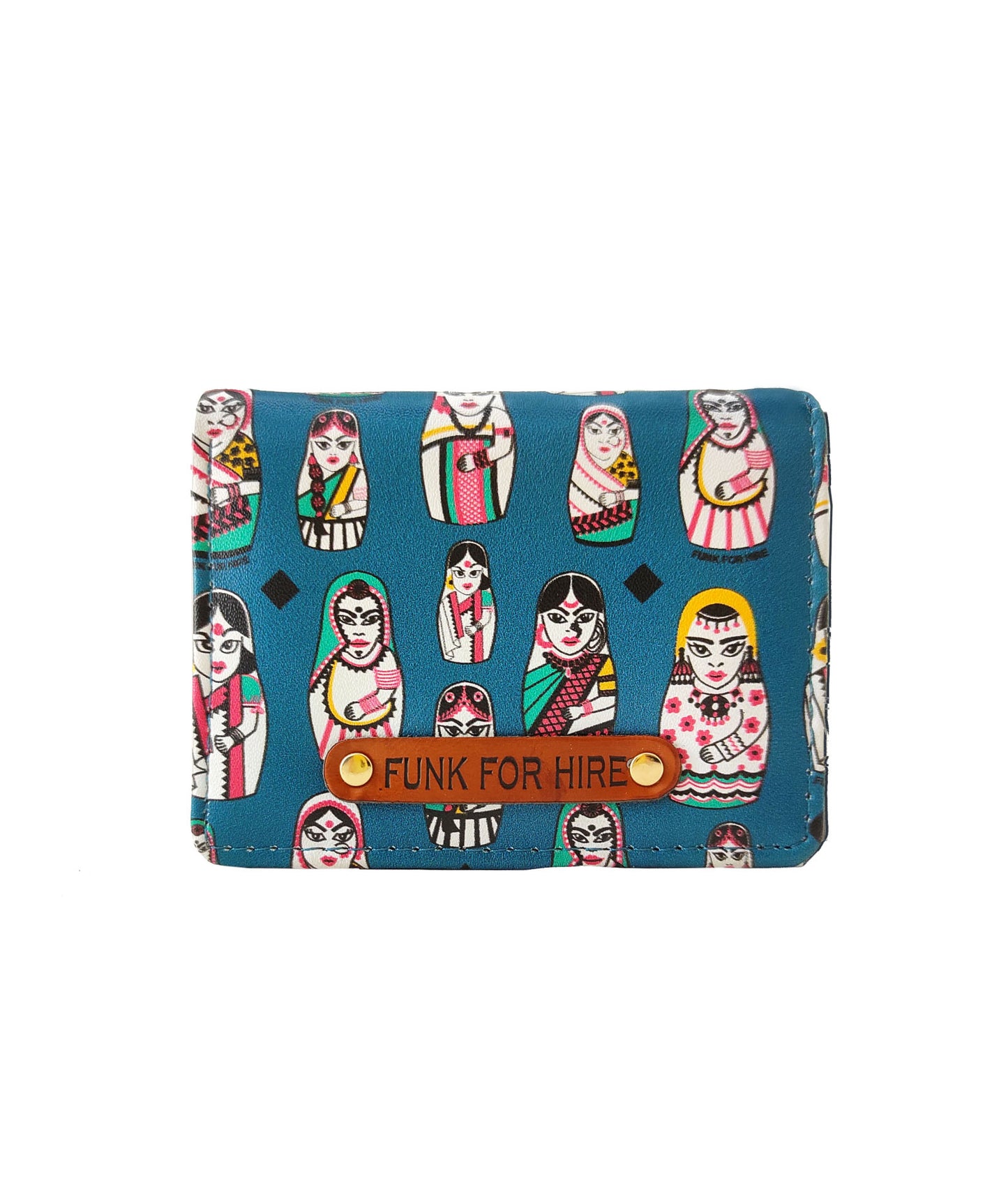 Doll Teal Pocket Wallet