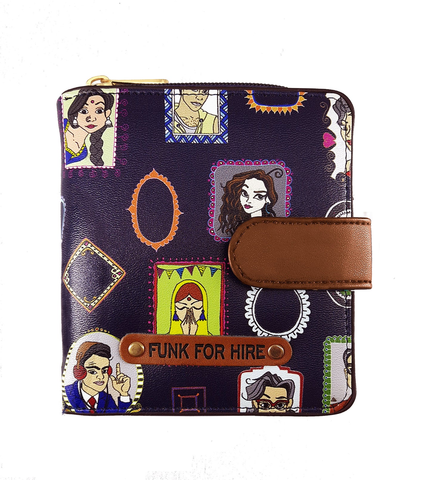 Frame Loop Wallet Navy Blue